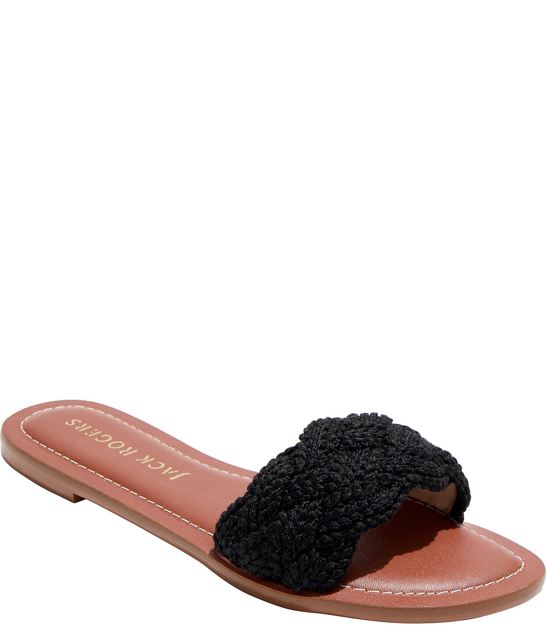 Jack Rogers 'Jacks' Flat Sandals in Black - Queen Letizia Shoes - Queen  Letizia Style