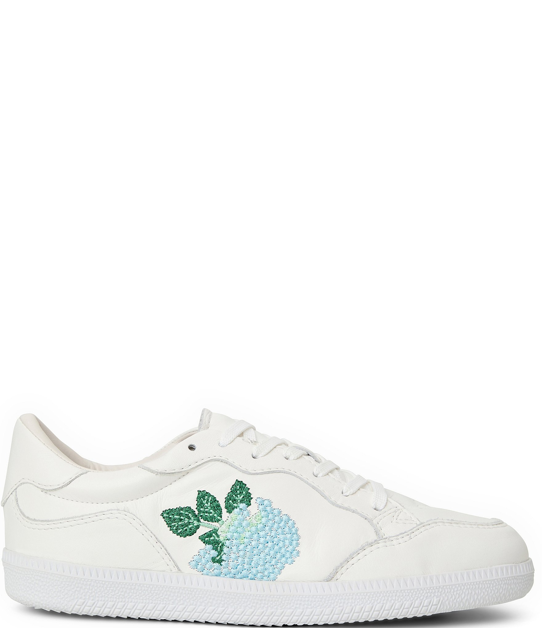 Jack Rogers Hydrangea Leather Lace Up Sneakers