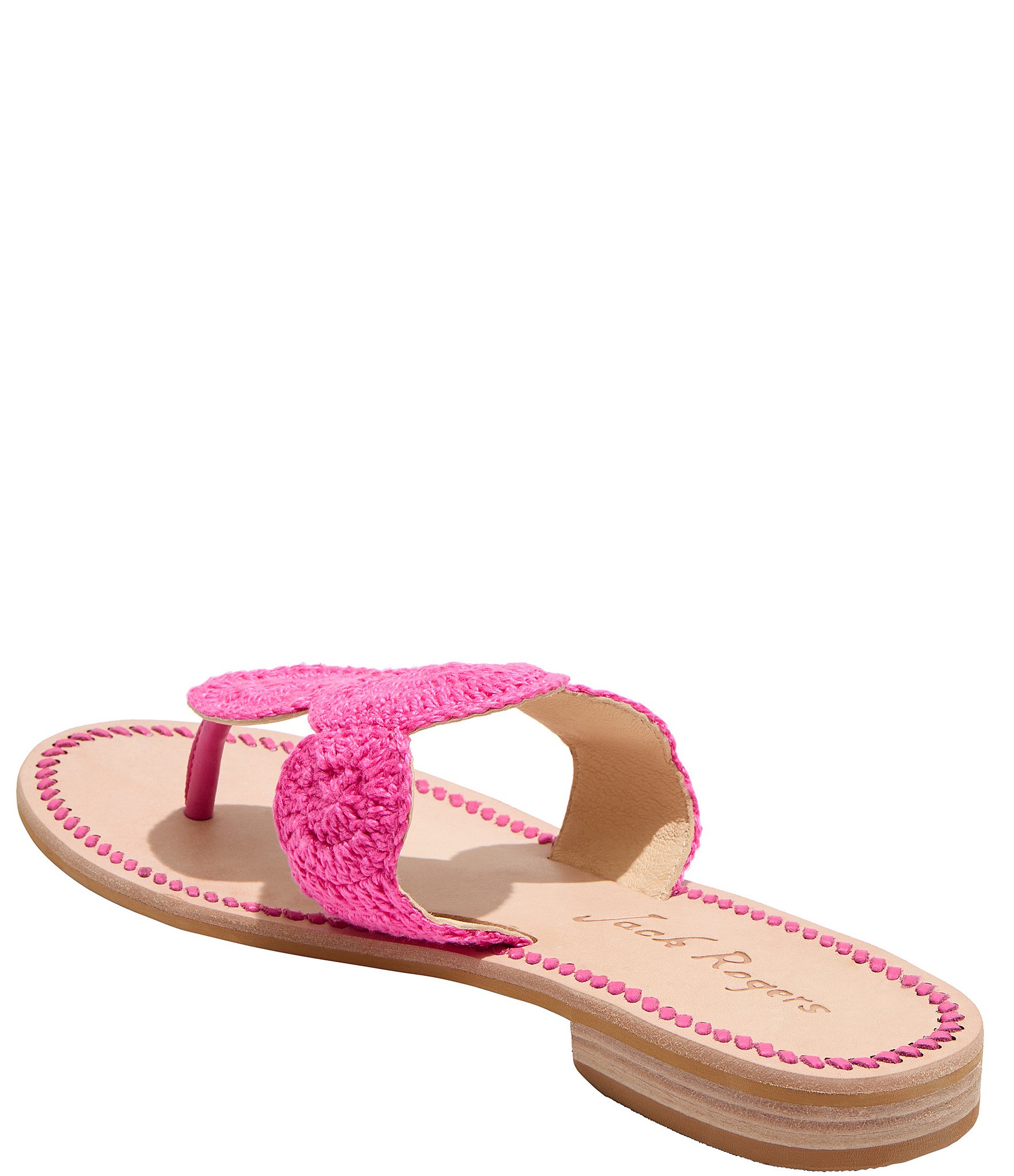 Jack Rogers Jacks Crochet Thong Sandals