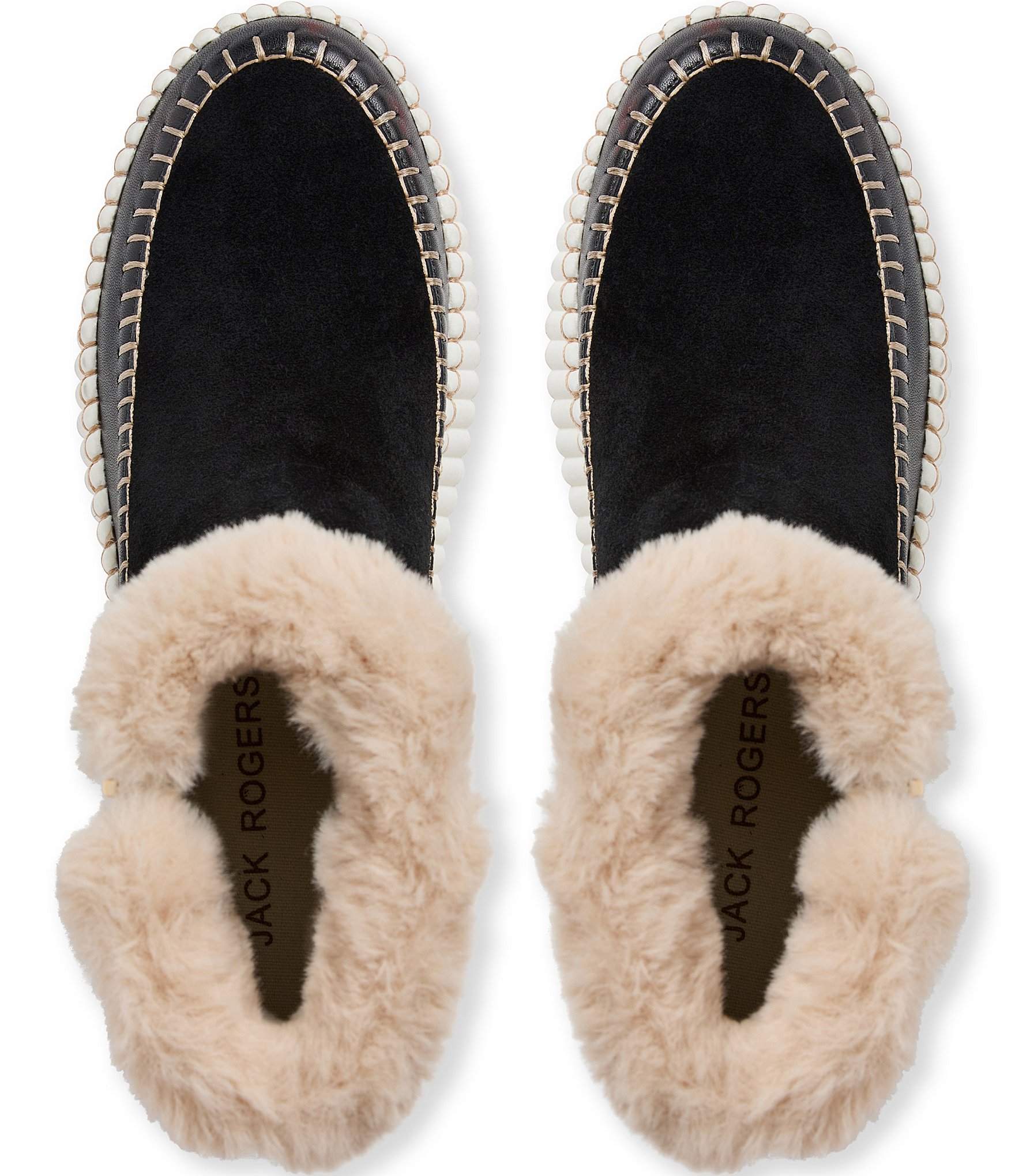 Jack Rogers Janetta Suede Faux Fur Lined Platform Sneaker Booties