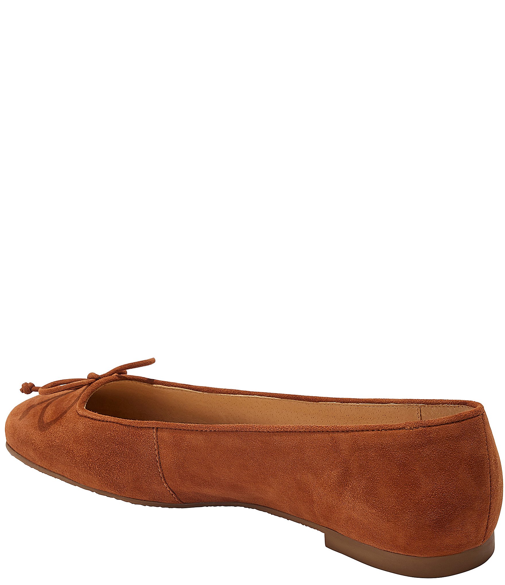 Jack Rogers Kenlyn Suede Bow Ballet Flats