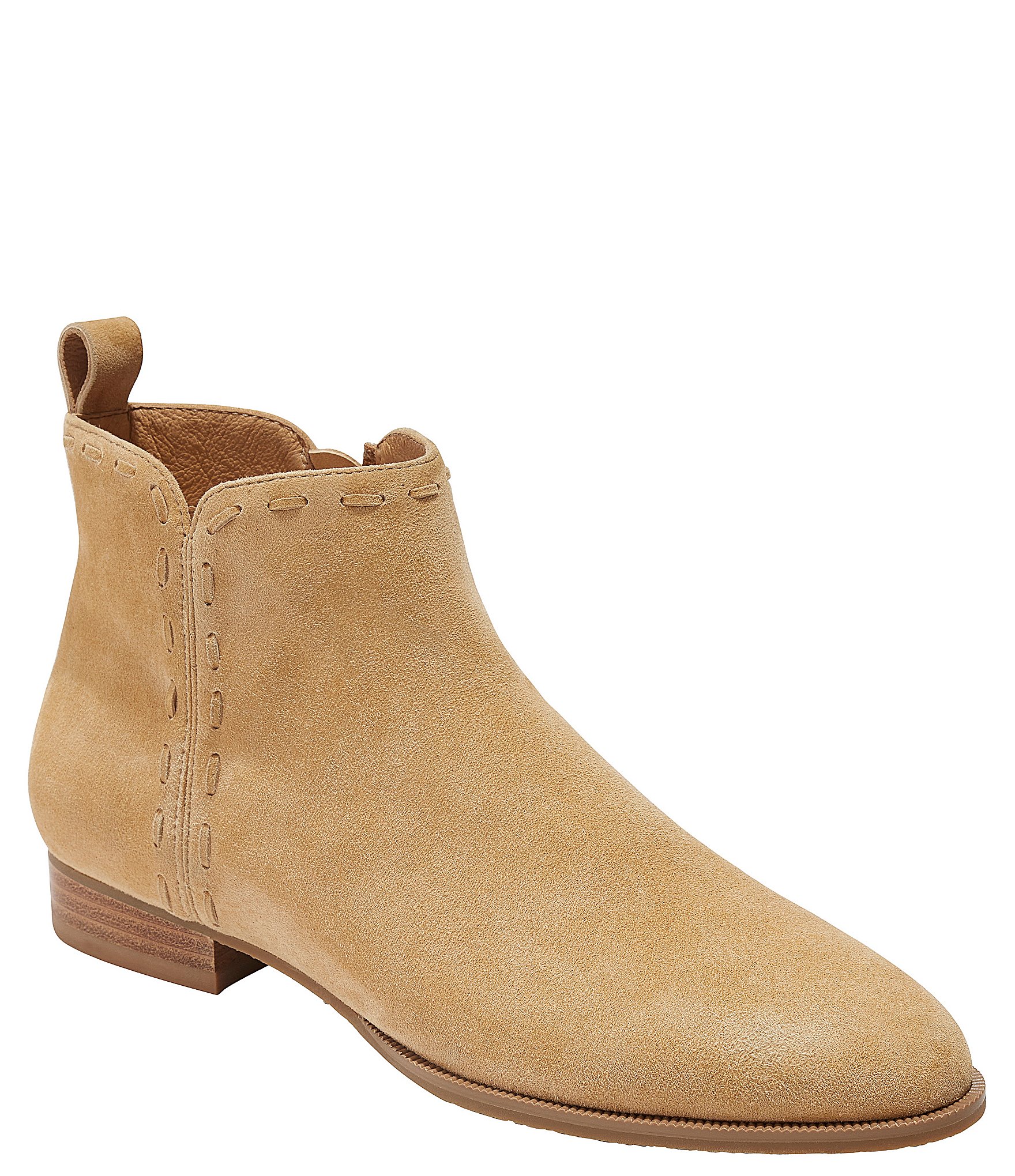 Sofft Women's Aleah Stacked Heel Boot - Sand Brown