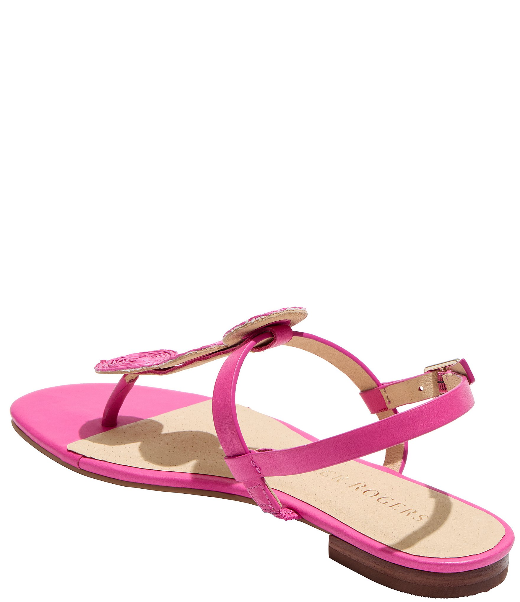 Jack Rogers Worth Raffia Flat Sandals