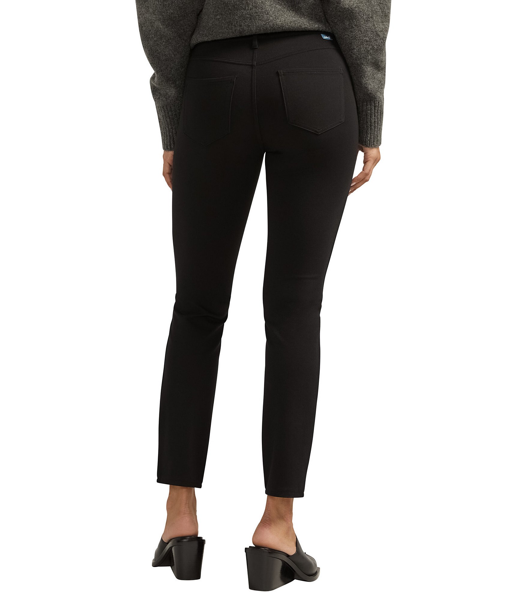 Jag Jeans Cassie Slim Straight Mid-Rise Pant