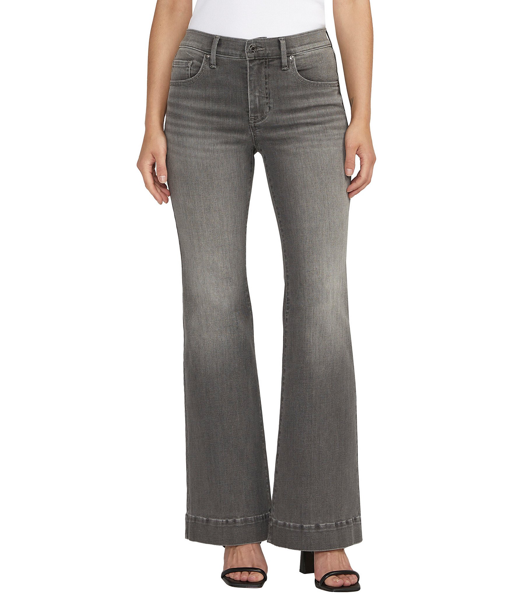 Jag Jeans Ponte Mid Rise Pull-On Bootcut Pants