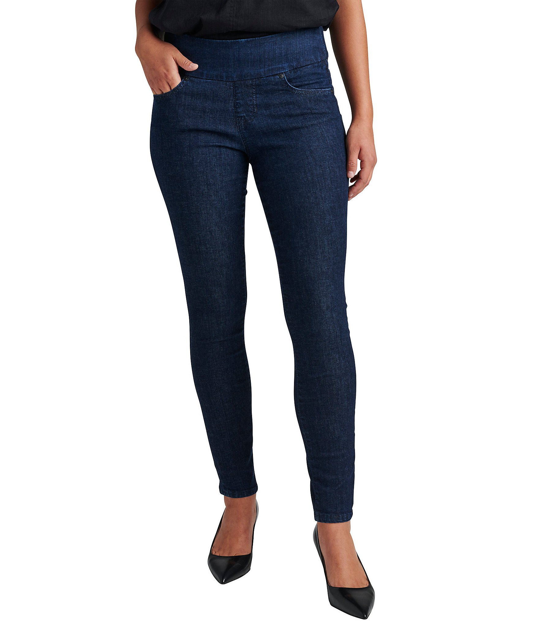 Jag Jeans Nora Mid Rise Pull-On Skinny Jeans | Dillard's