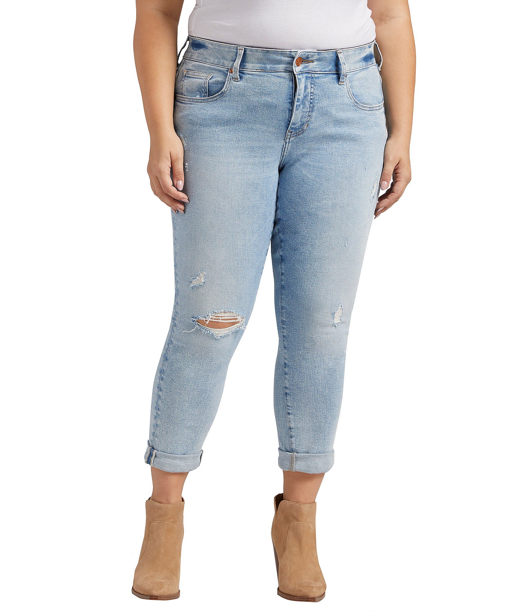 Jag Jeans Plus Size Carter Best Kept Secret Girlfriend Jeans | Dillard's