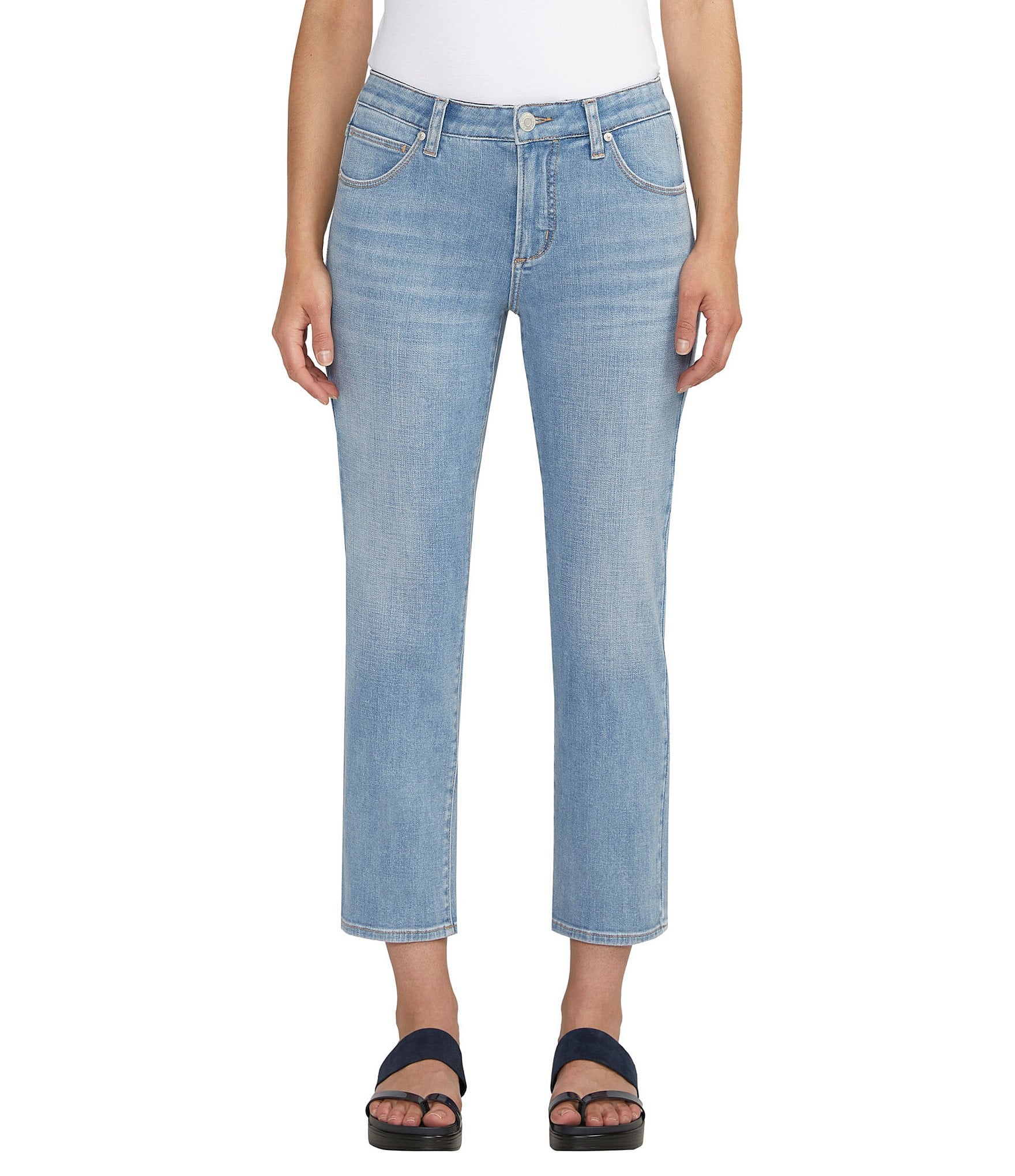 Current/Elliot The Cropped Relaxed straight on sale leg Jeans