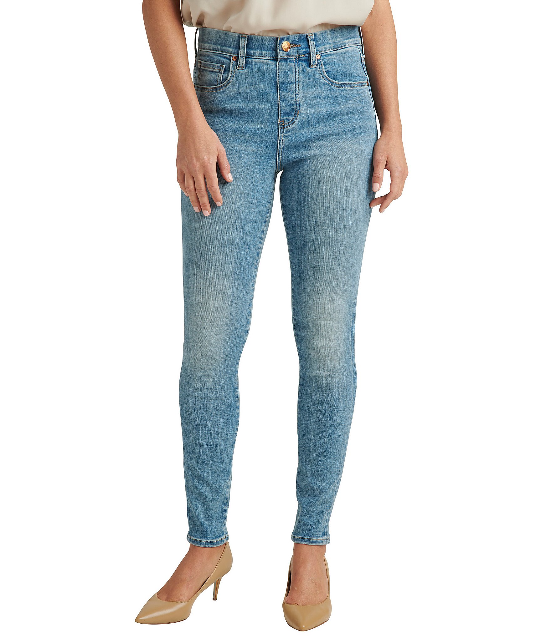 prioritet Fordampe Udgravning Jag Jeans Valentina High Rise Best Kept Secret Fit Technology Skinny Jeans  | Dillard's