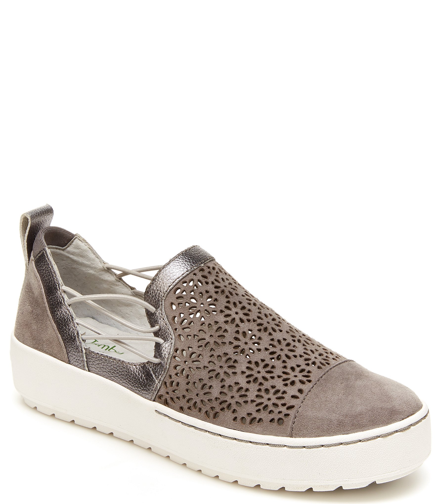 Jambu Erin Perforated Suede Slip-On Sneakers | Dillard's