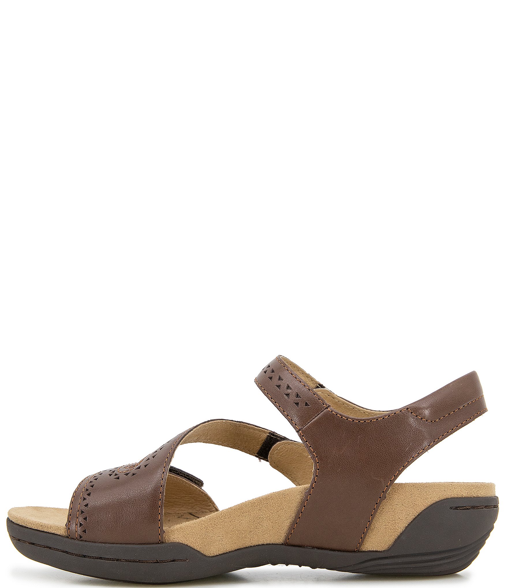 Jambu Makayla Perforated Leather Sandals