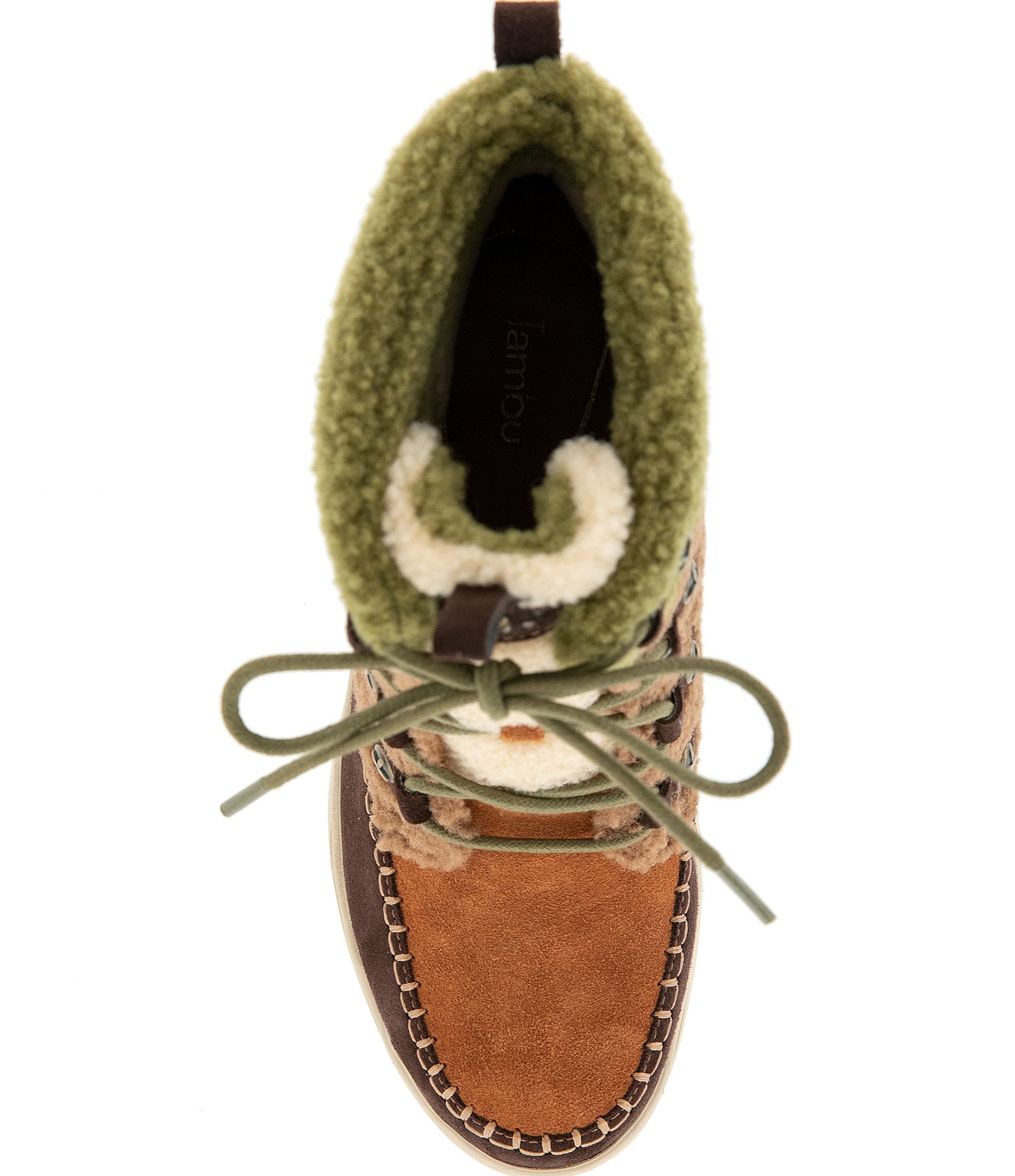 Jambu Women's Melrose Suede and Faux Sherpa Booties