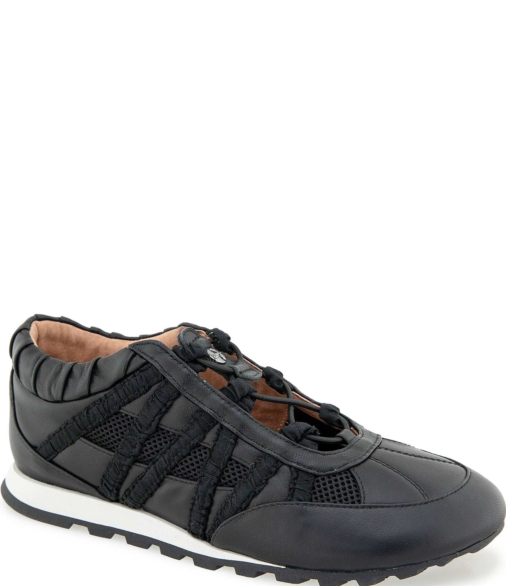 Jambu Women's Nadia Leather Bungee Lace Sneakers