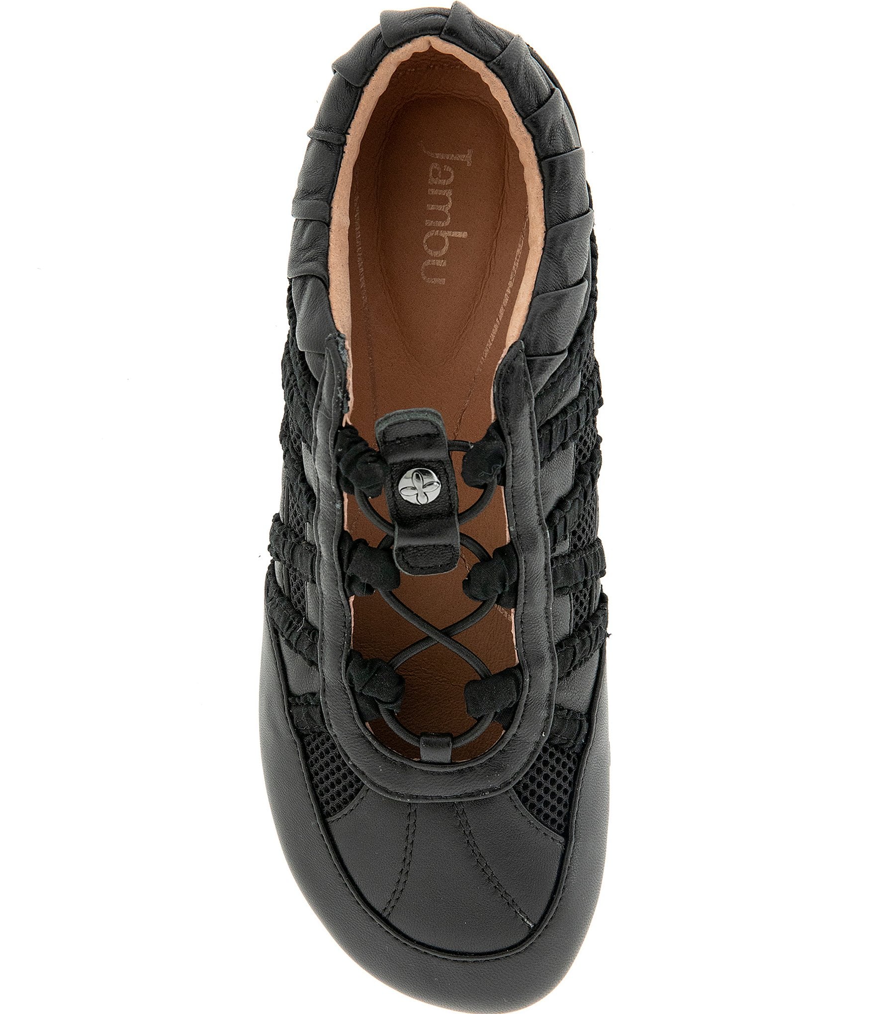 Jambu Women's Nadia Leather Bungee Lace Sneakers