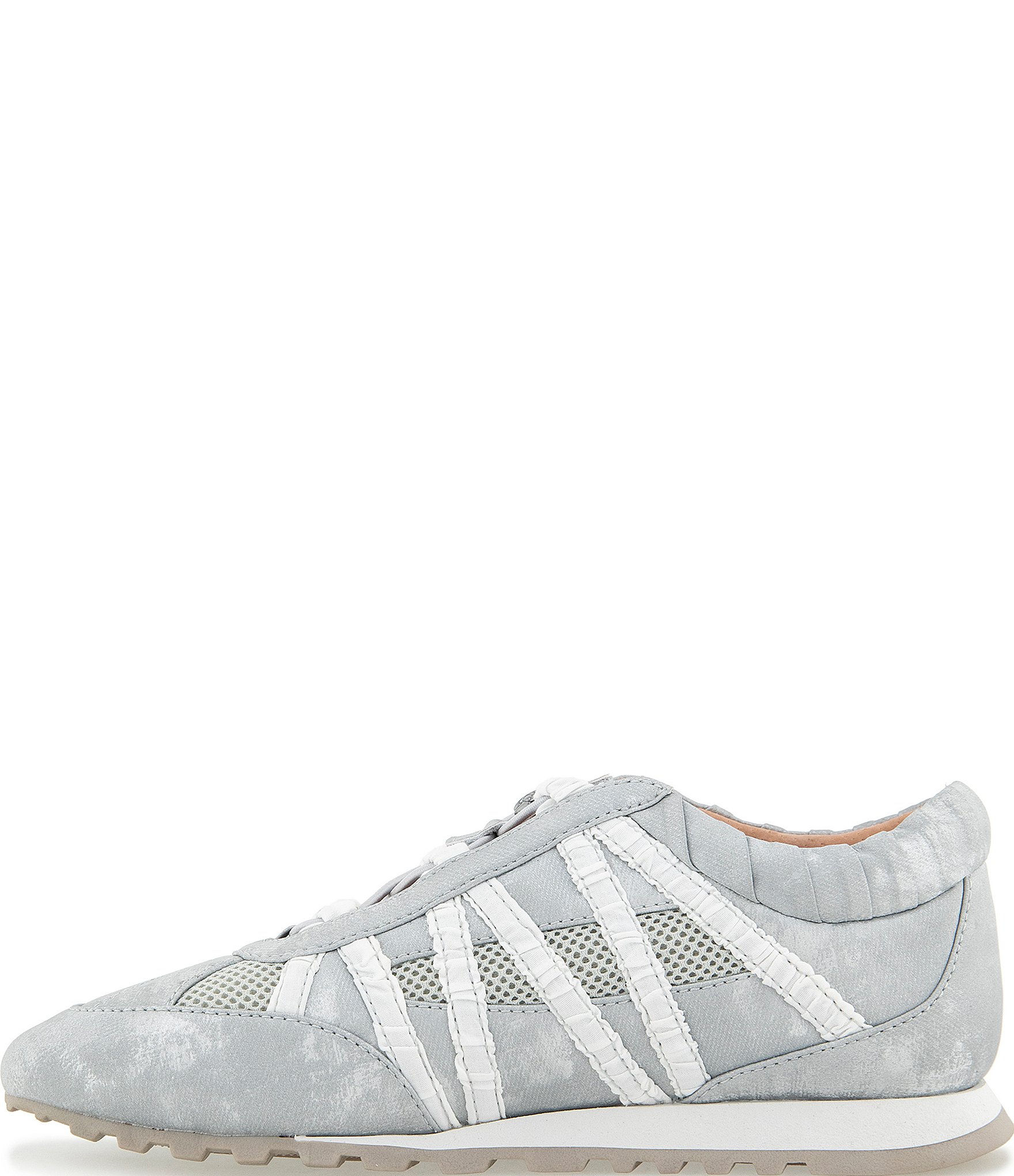 Jambu Women's Nadia Metallic Shimmer Leather Bungee Lace Sneakers