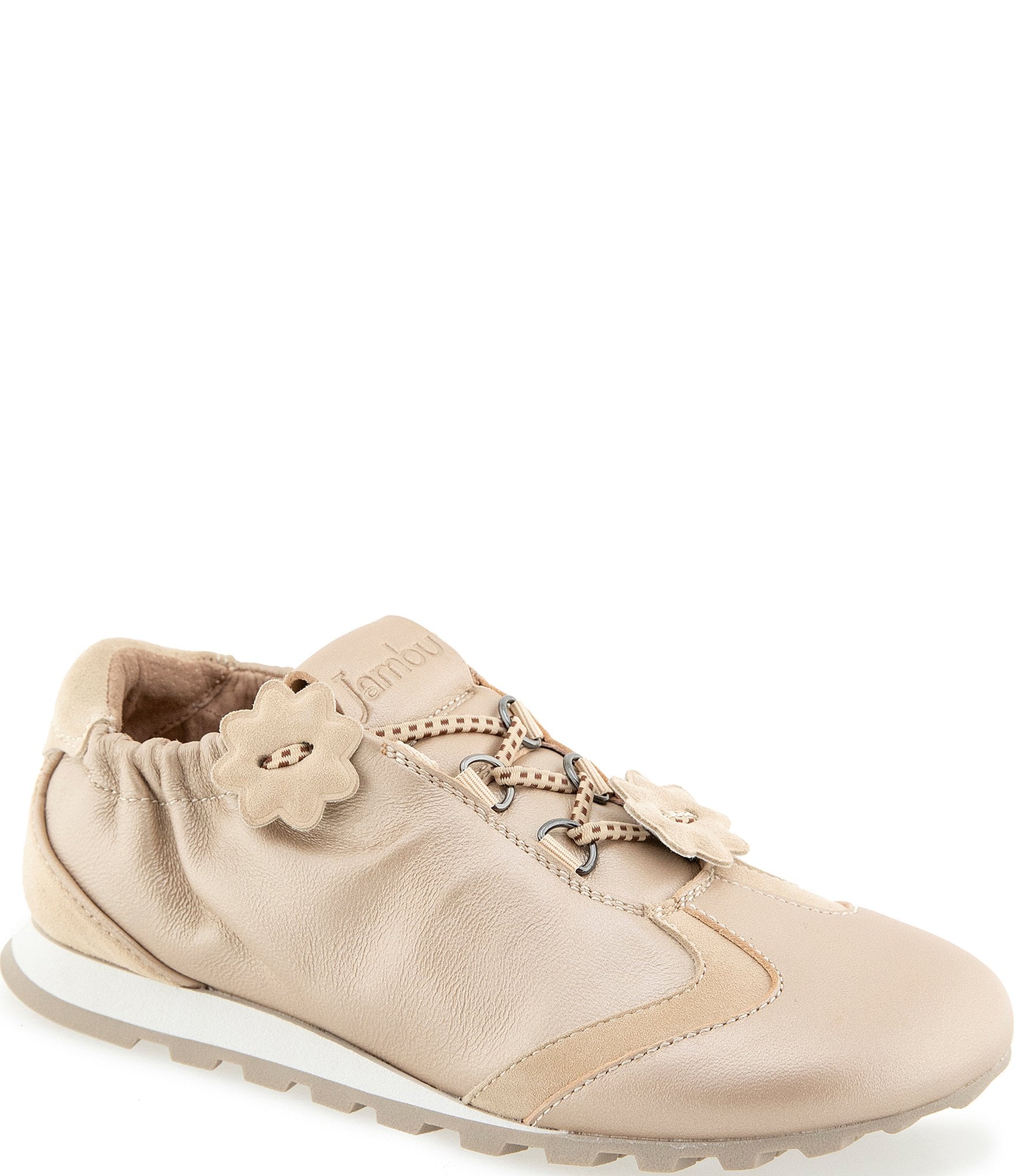 Jambu Women's Noel Suede Metallic Leather Bungee Lace Sneakers