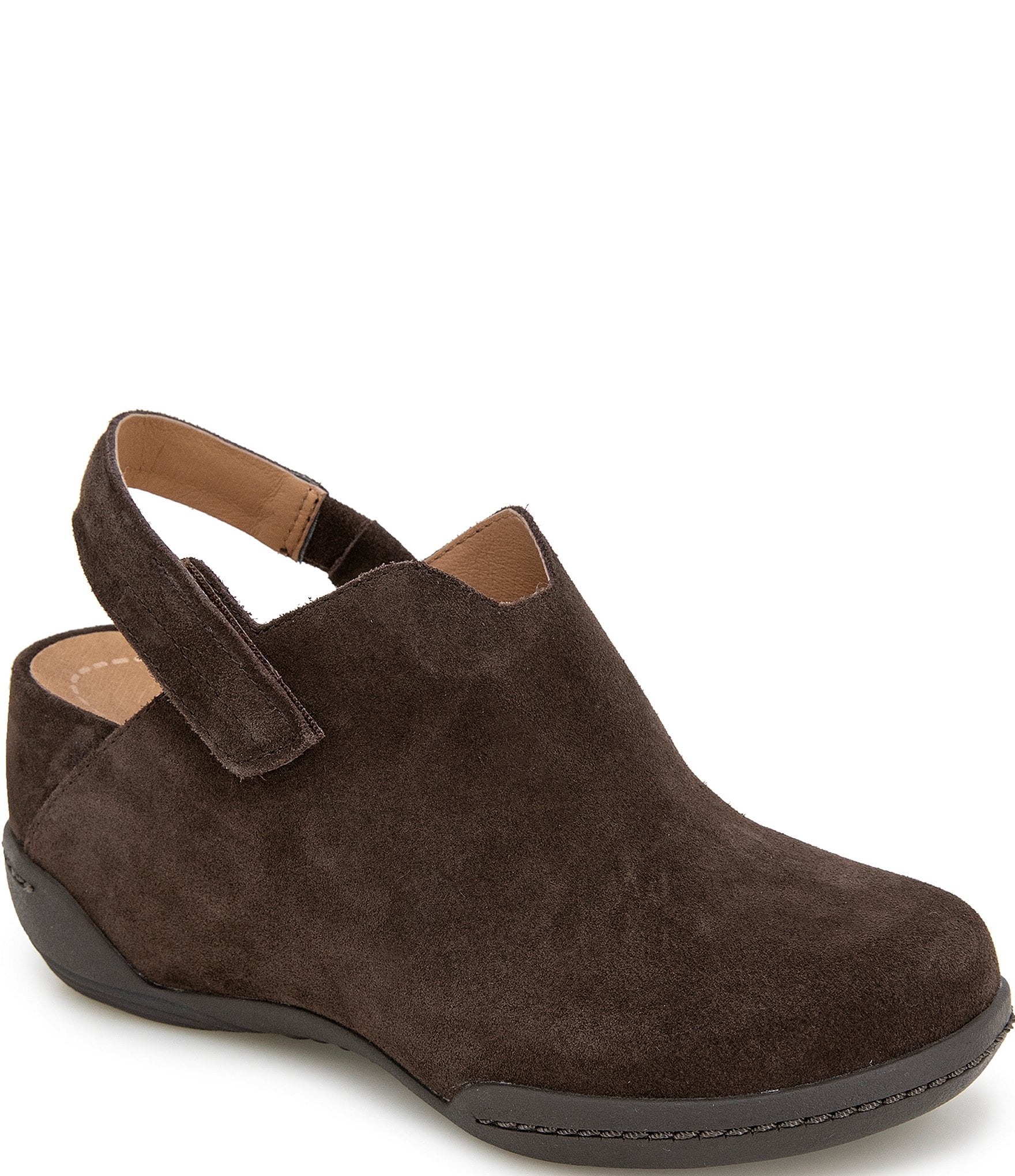 Jambu Women's Nori Suede Slingback Wedge Clogs