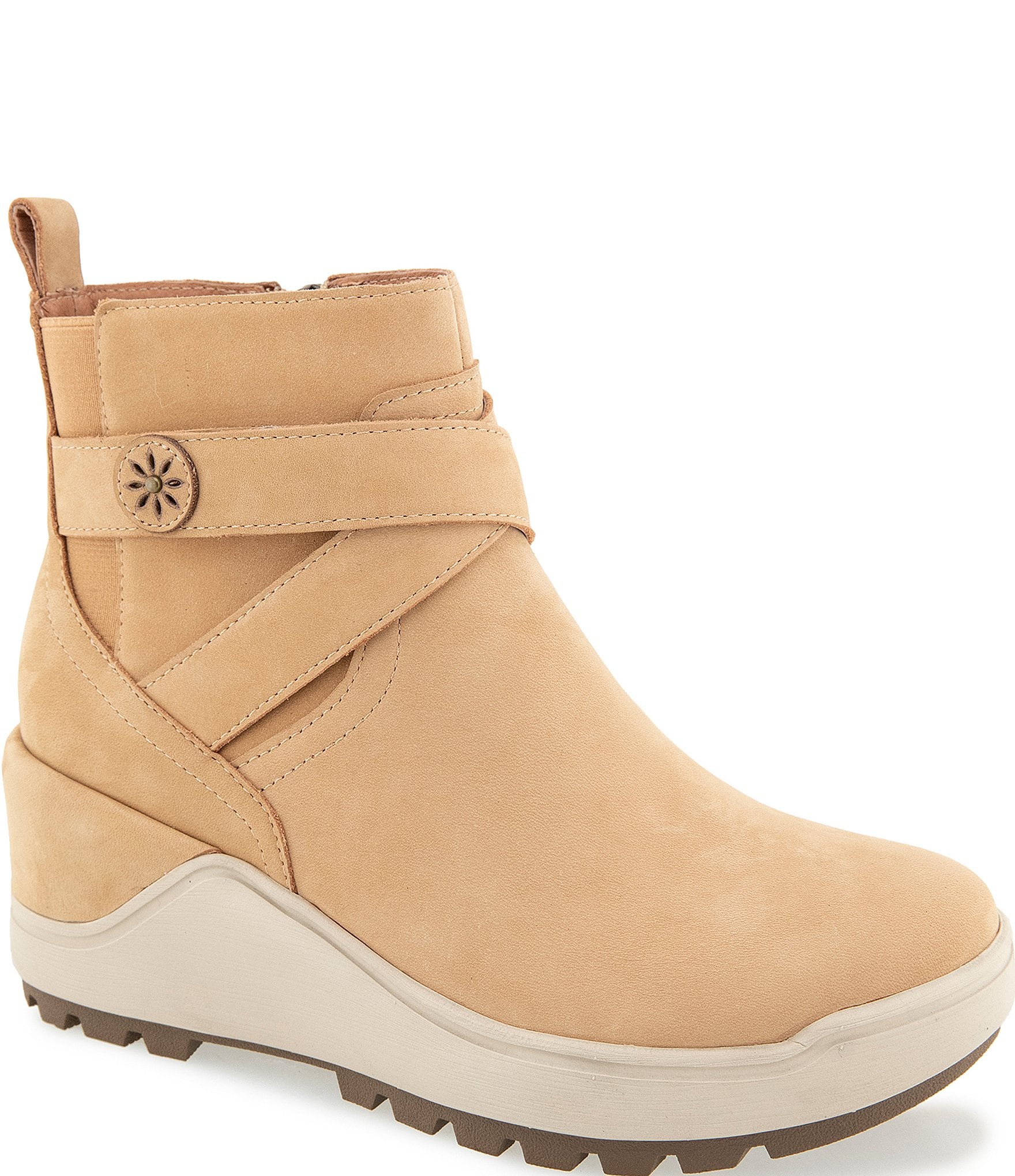 Jambu Women's Pattie Water Resistant Nubuck Suede Booties