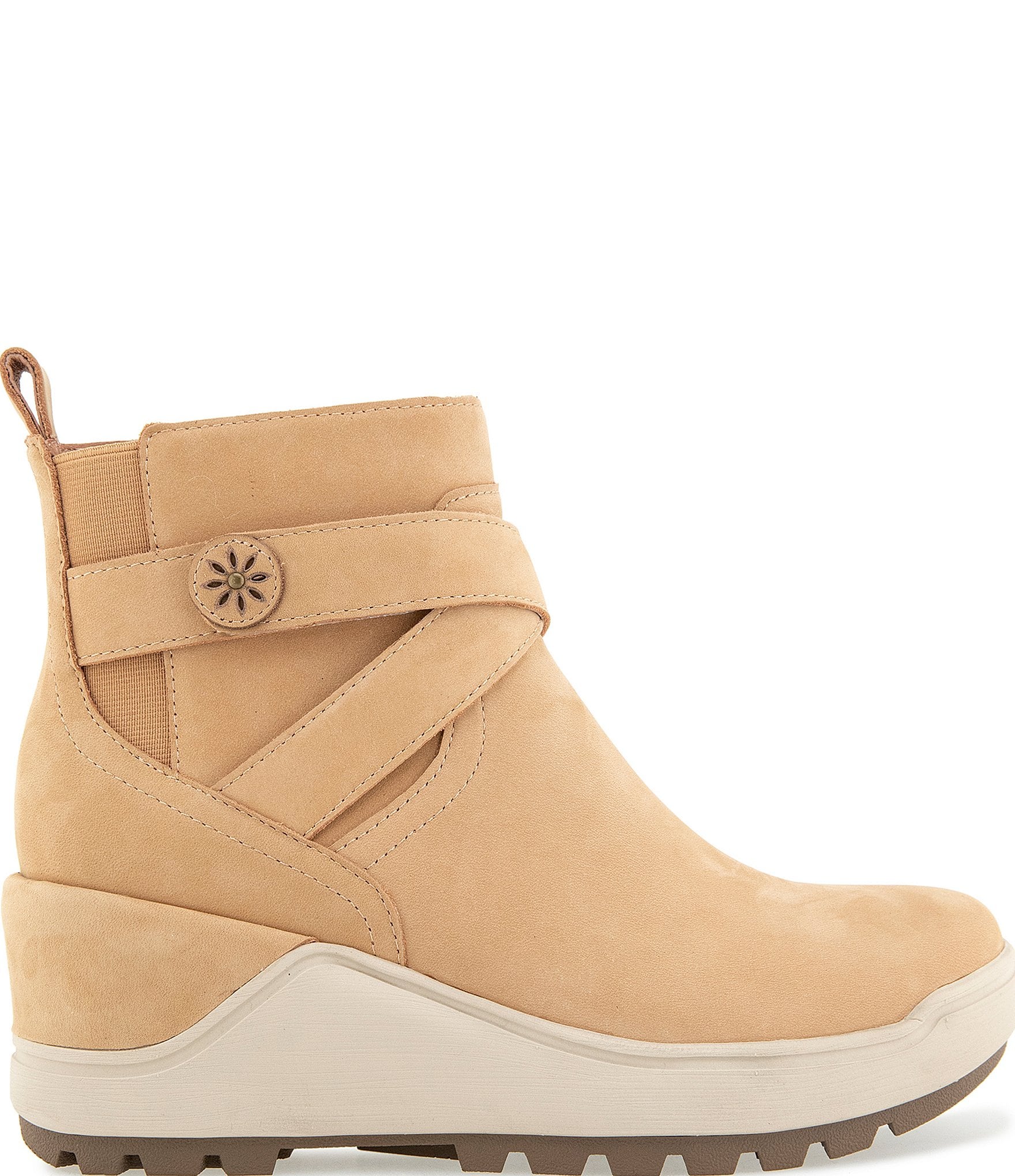 Jambu Women's Pattie Water Resistant Nubuck Suede Booties