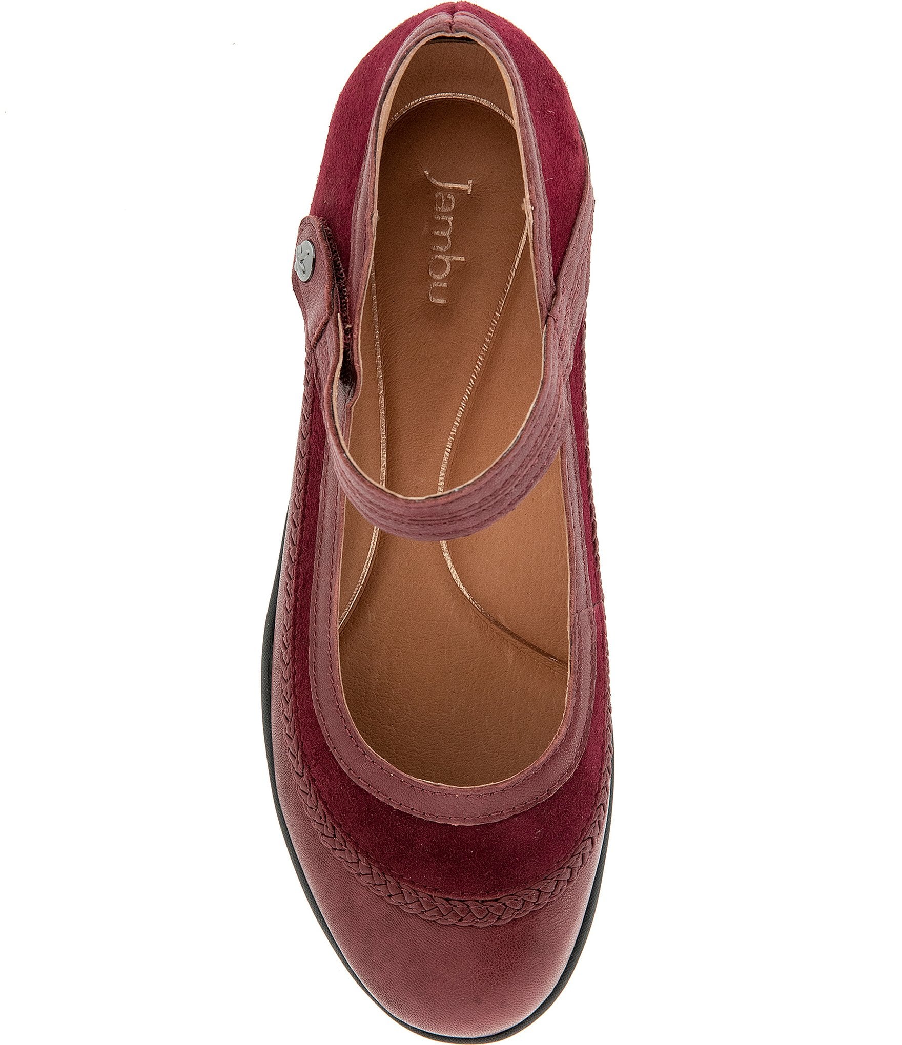 Jambu Women's Terralilly Leather and Suede Mary Janes