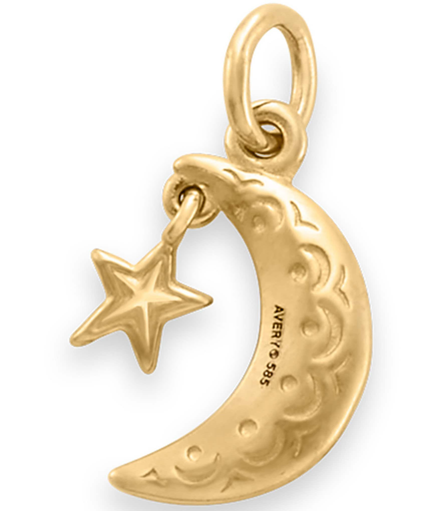 James Avery 14K Gold Adorned Starry Night Charm