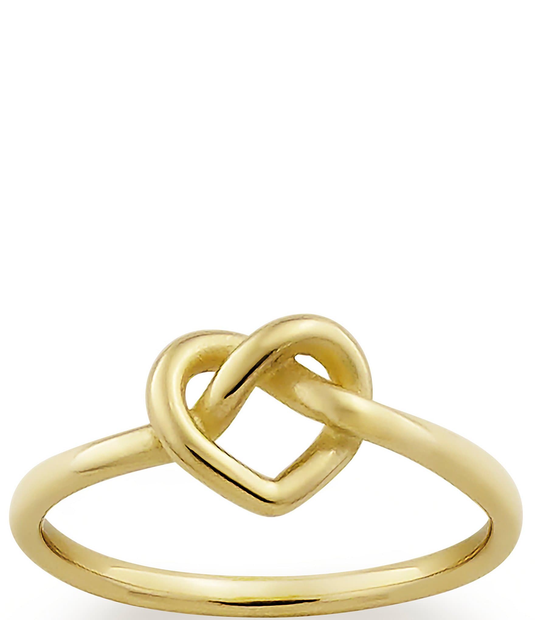 James Avery 14K Gold Delicate Heart Knot Ring | Dillard's