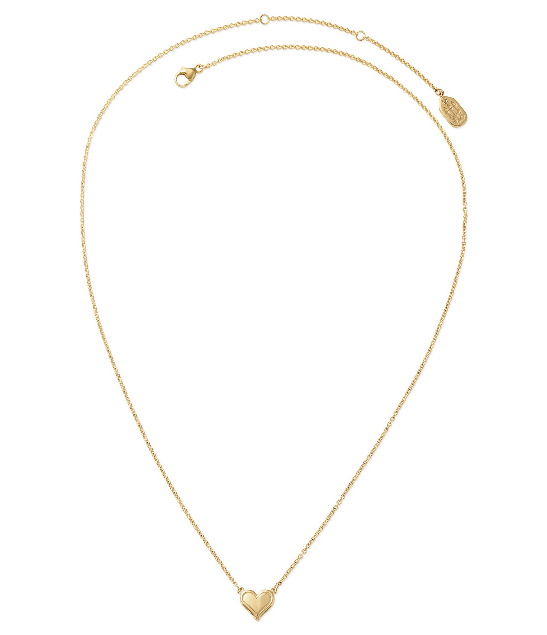 James Avery 14K Gold Delicate Heart Necklace