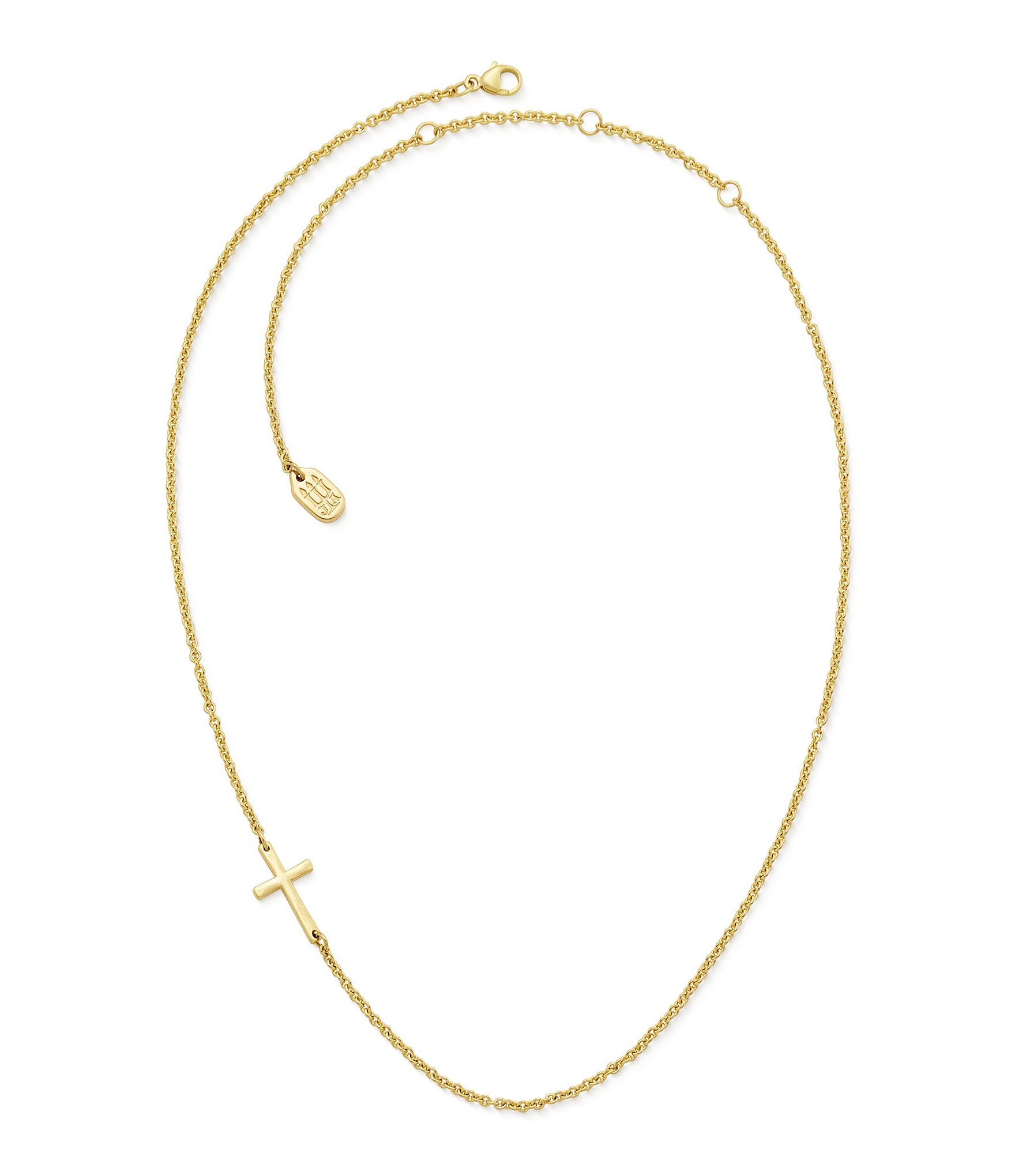 James Avery 14K Gold Horizon Cross Necklace