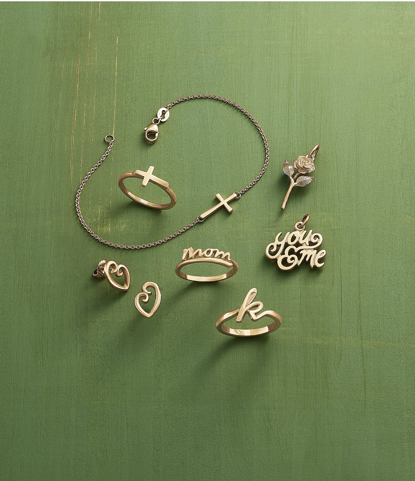 James Avery 14K Gold Horizon Cross Ring