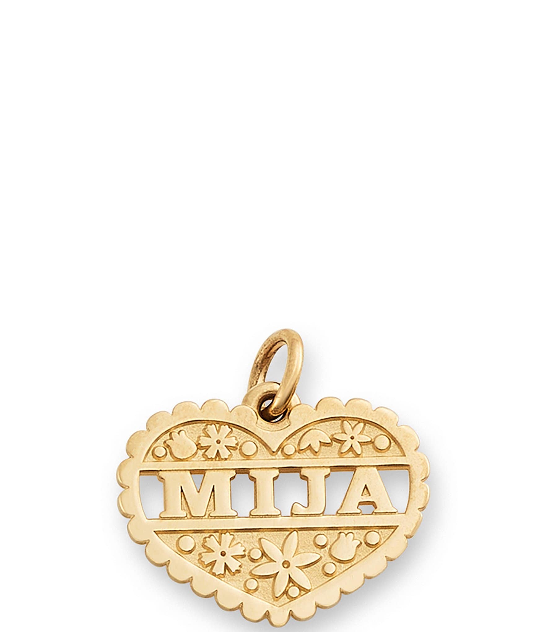 James Avery 14K Gold Mija Heart Charm