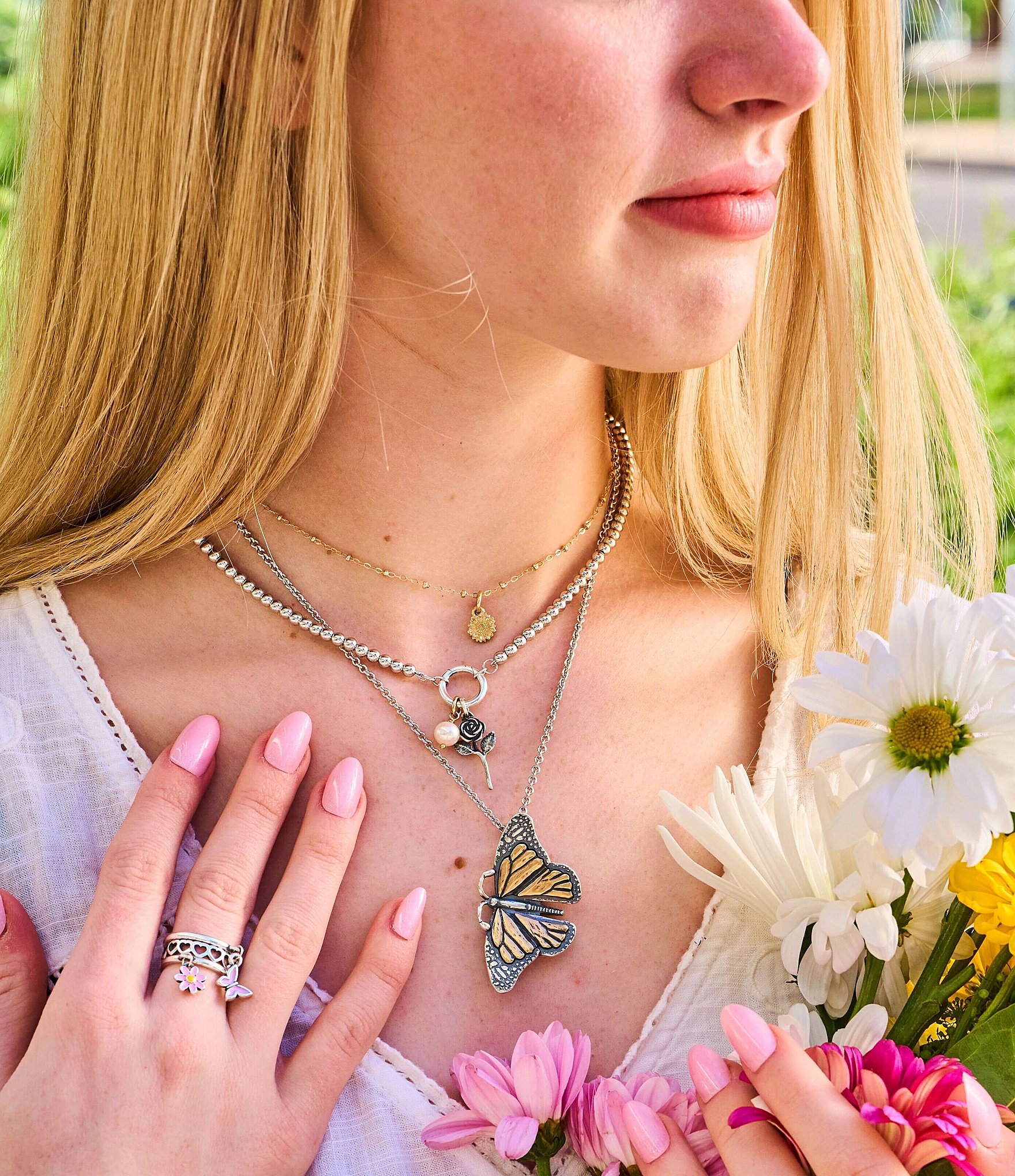 James Avery 14K Gold Mini Sunflower Charm