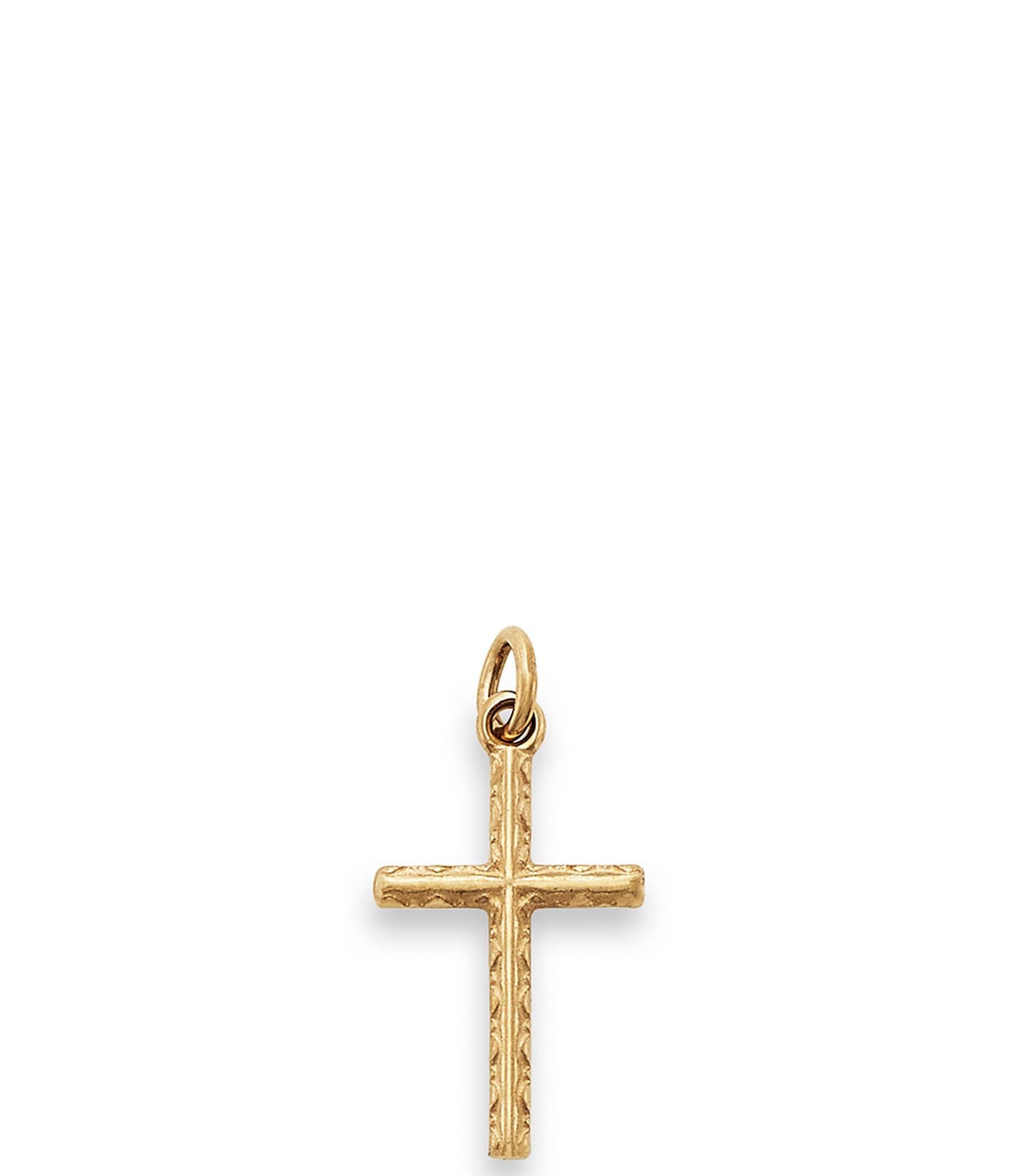 James Avery 14K Gold Petite Elegant Cross Faith Charm