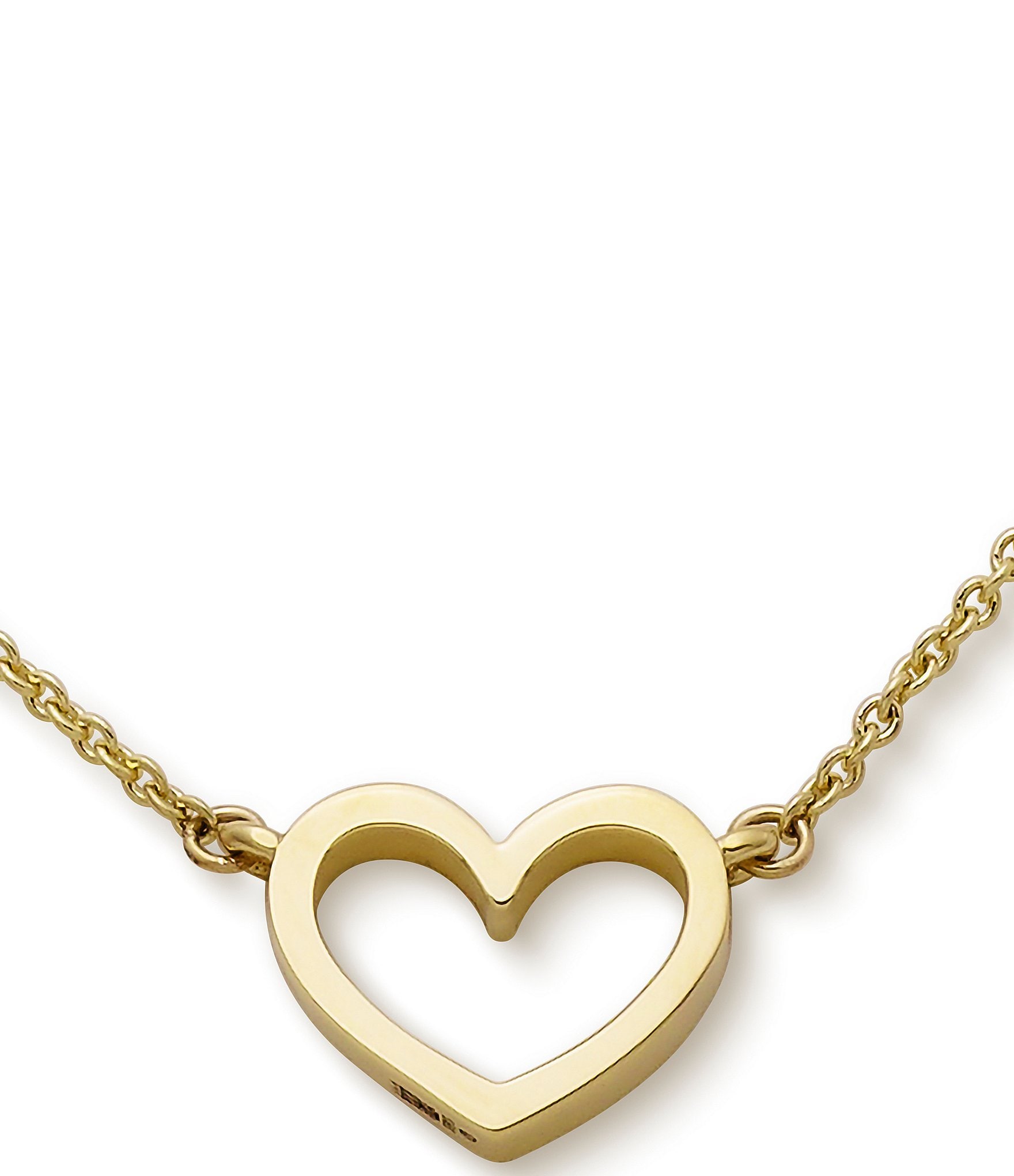 ◆VINTAGE HOLLYWOOD◆ Petit Heart Ball Chain Necklace VH2313 Vintage IBERIA Chain Necklace w/ Heart Shaped Attached