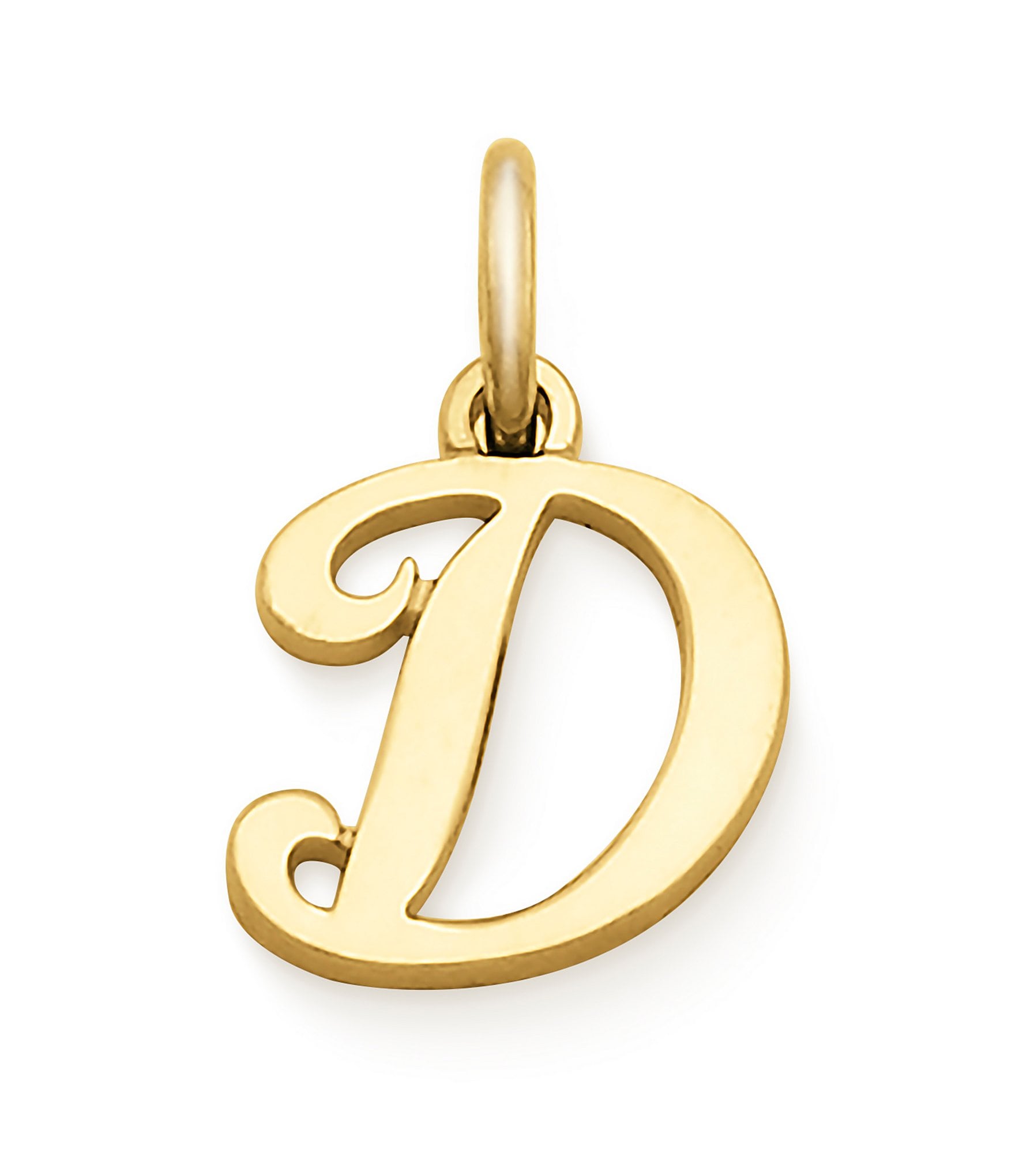 James Avery 14K Gold Script Initial Charm