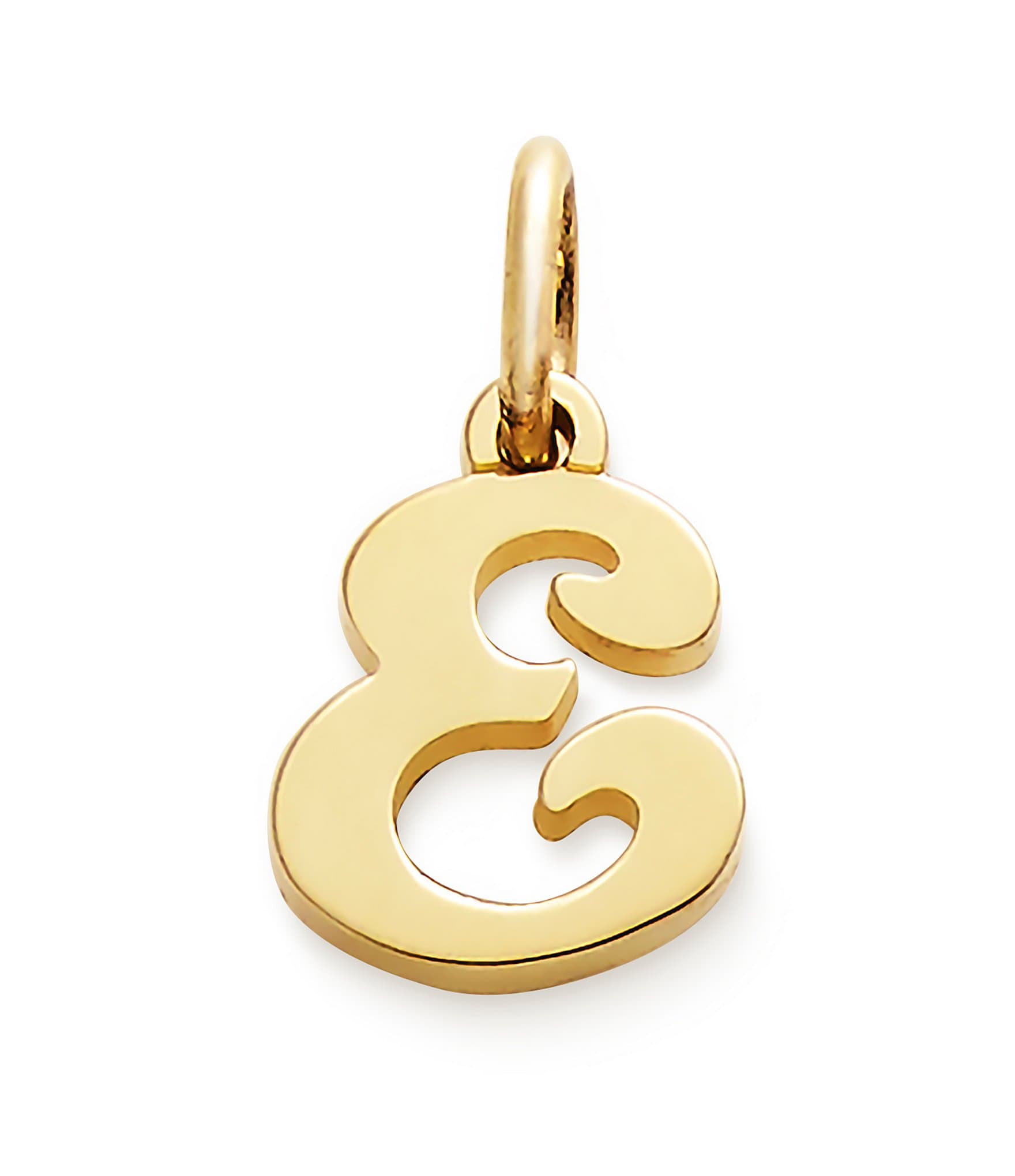 James Avery 14K Gold Script Initial Charm