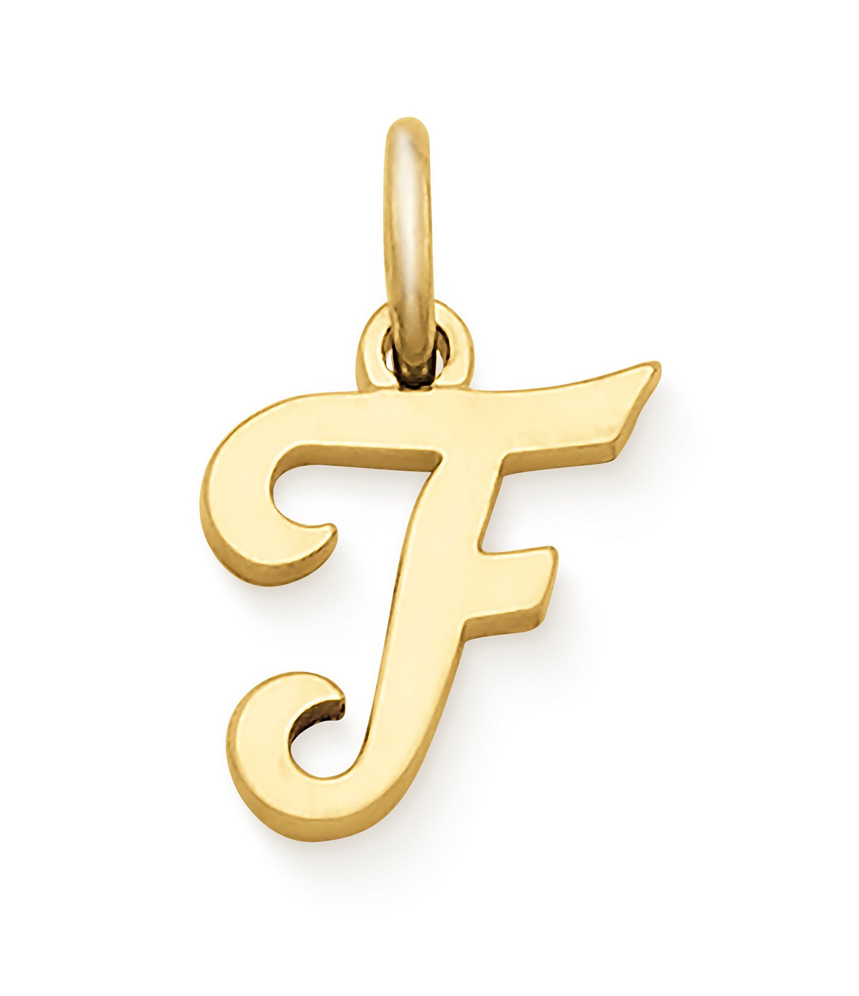 James Avery 14K Gold Script Initial Charm