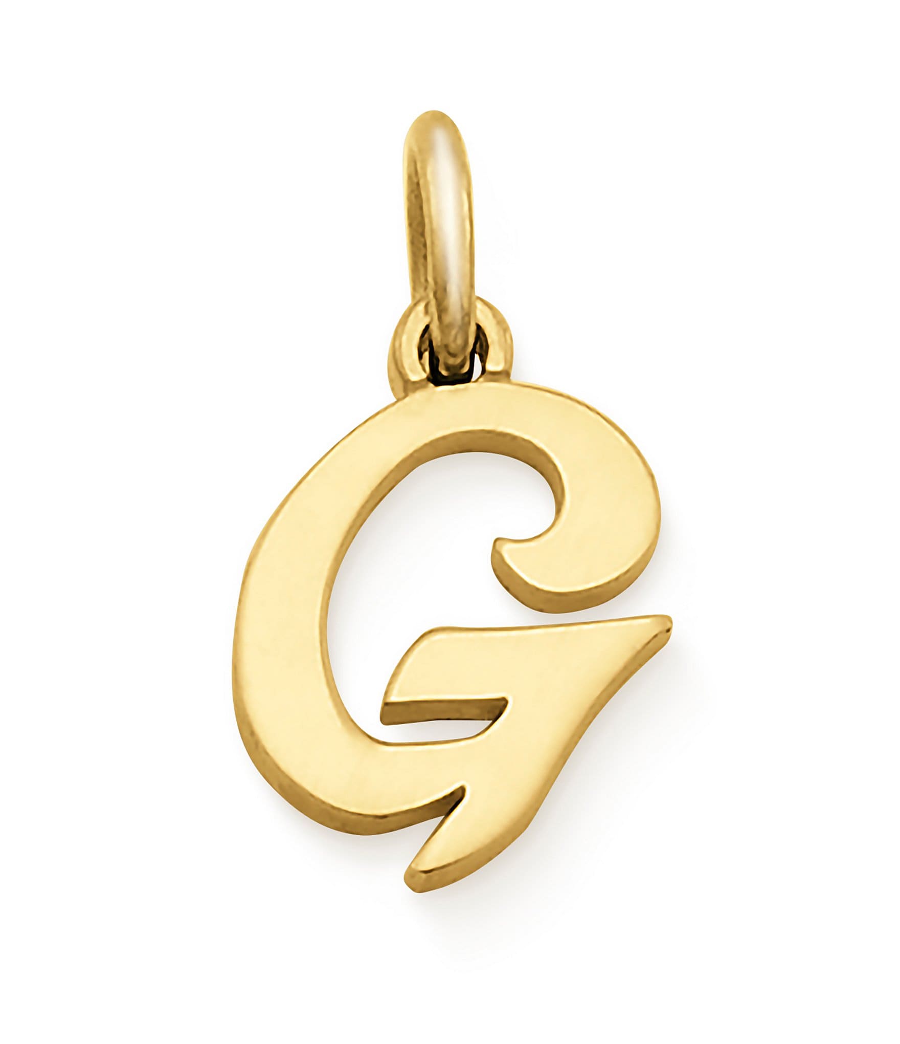 James Avery 14K Gold Script Initial Charm