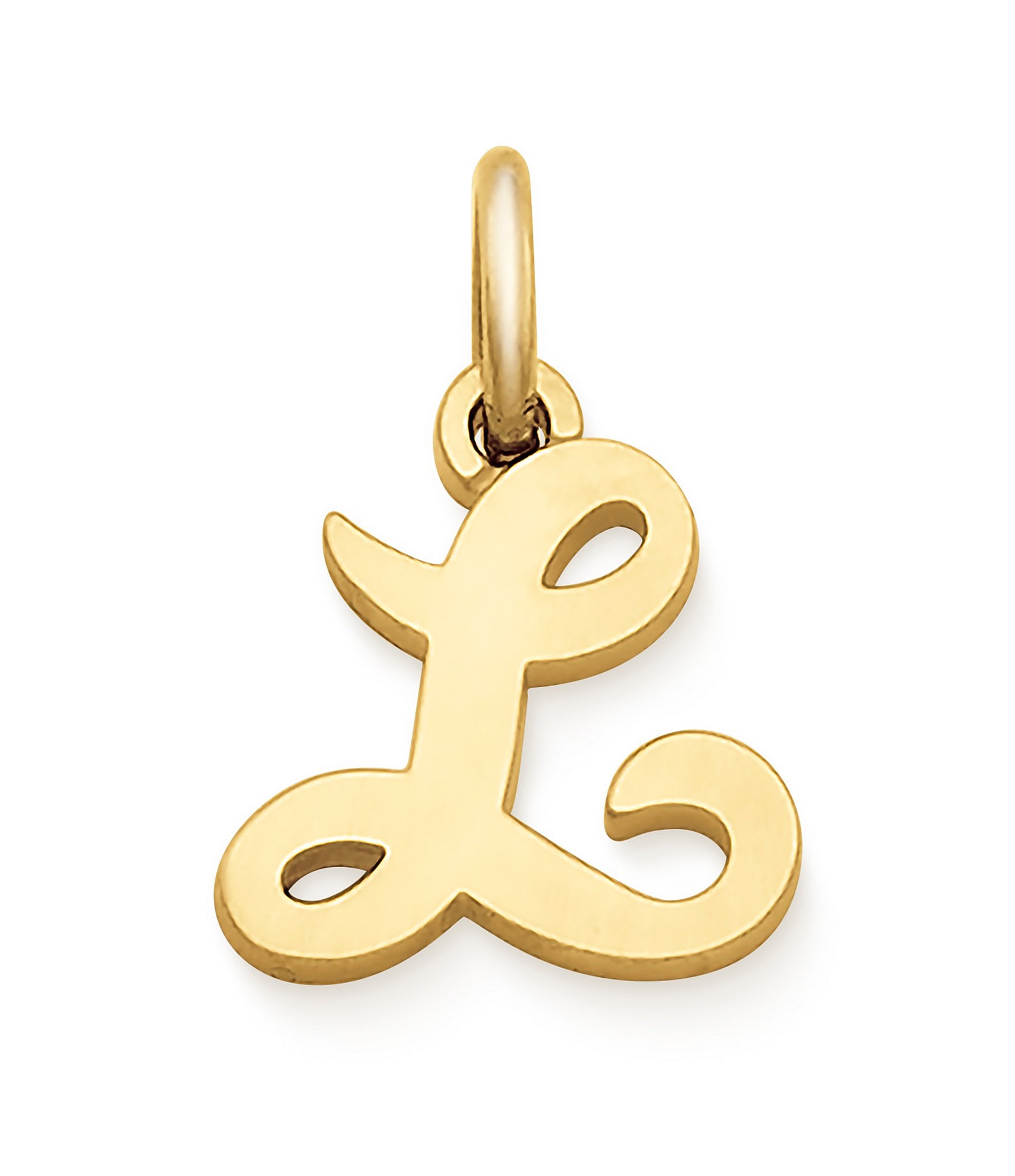 James Avery 14K Gold Script Initial Charm