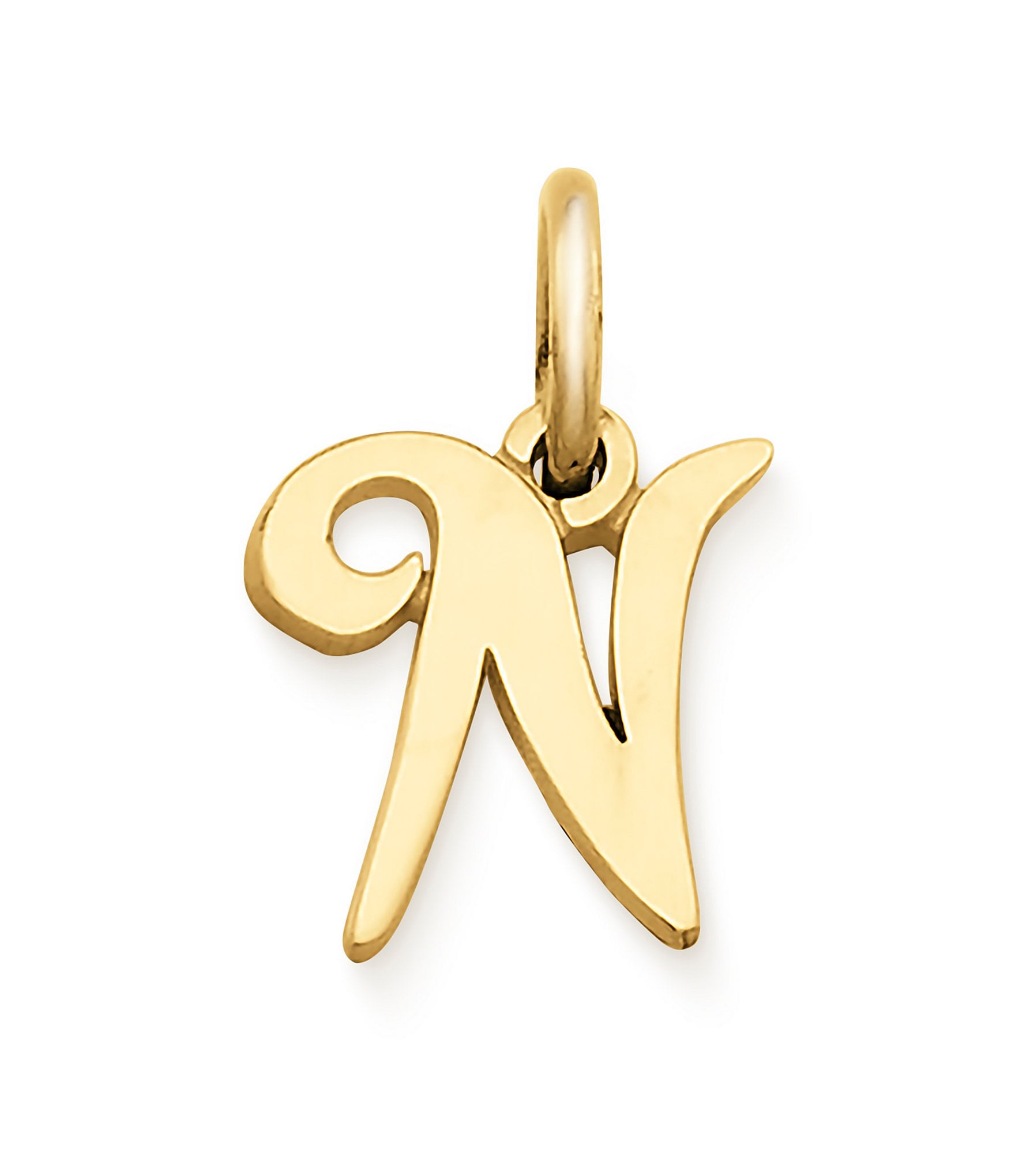 James Avery 14K Gold Script Initial Charm