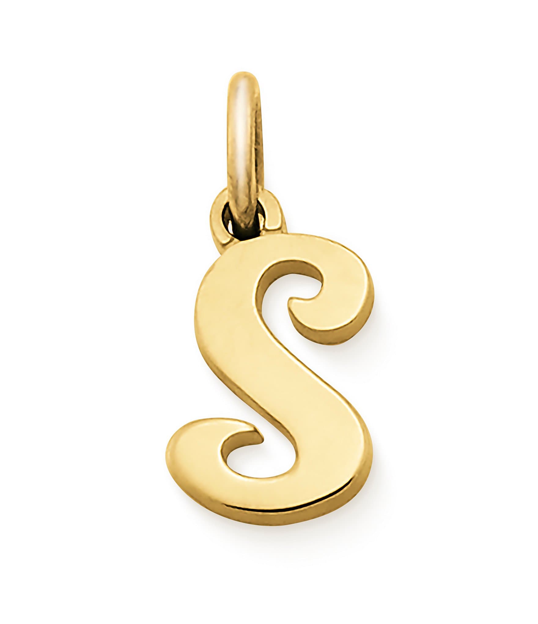 James Avery 14K Gold Script Initial Charm