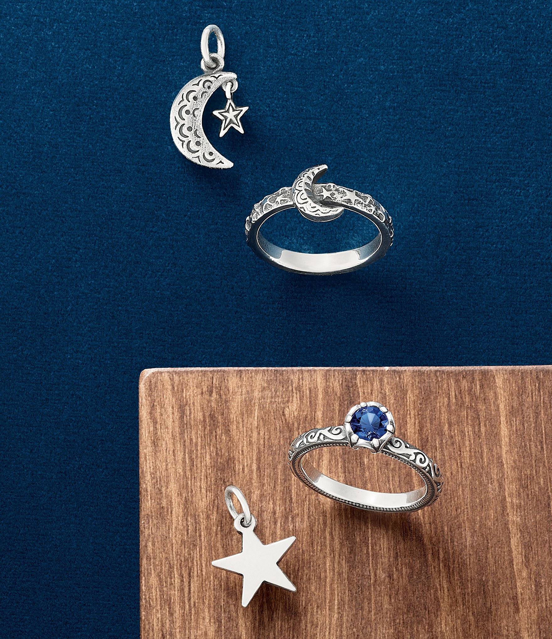 James Avery Adorned Starry Night Charm