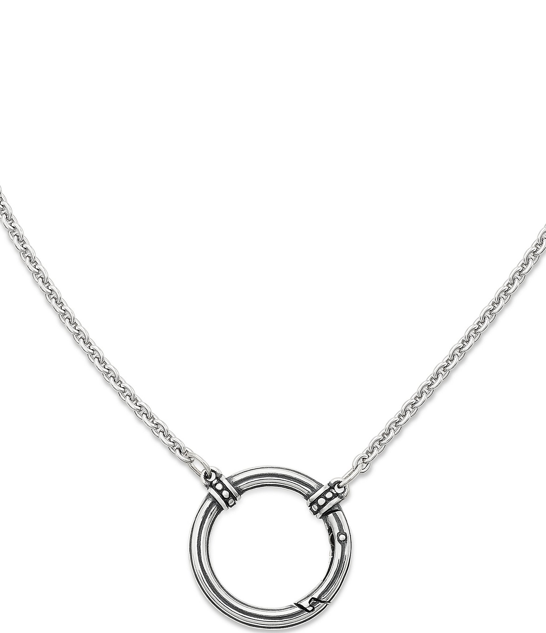 Buy Oval Twist Changeable Charm Holder Necklace for USD 78.00, James Avery