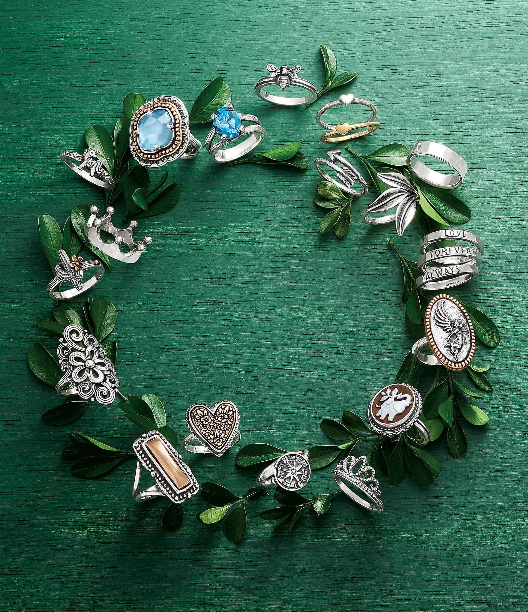 James Avery Beaded Tiara Ring