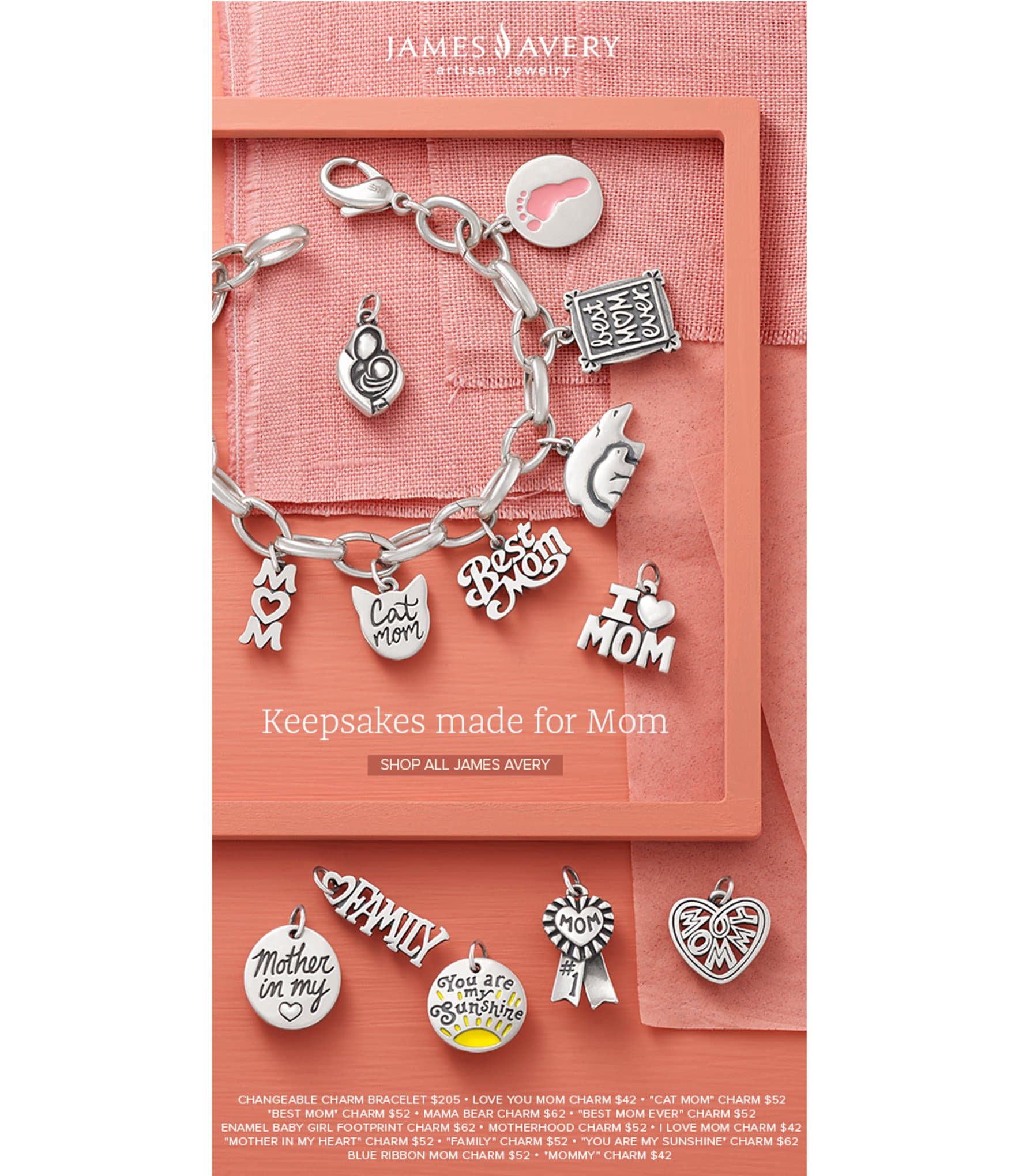 James Avery Best Mom Charm