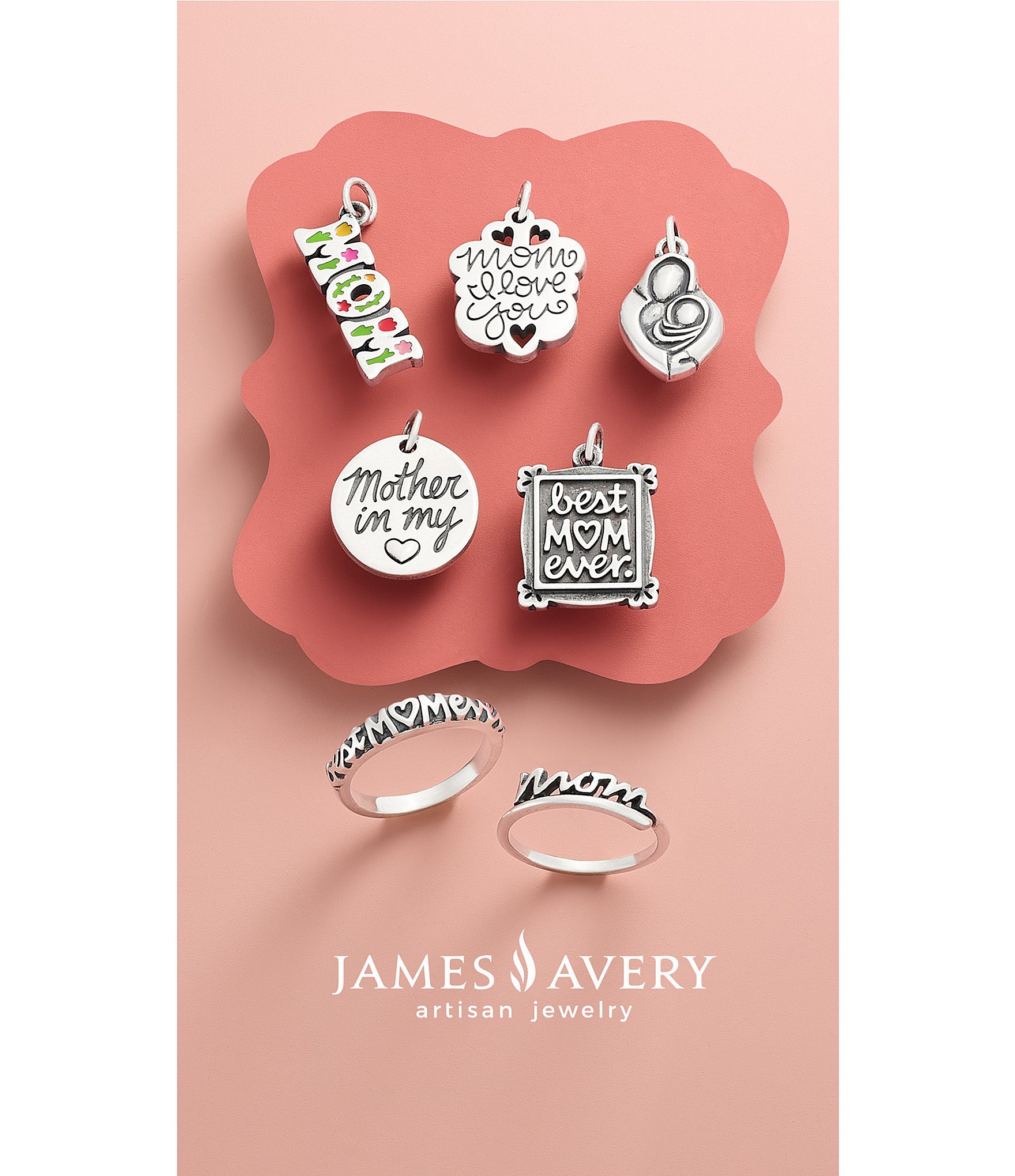 James Avery #double;Best Mom Ever#double; Ring