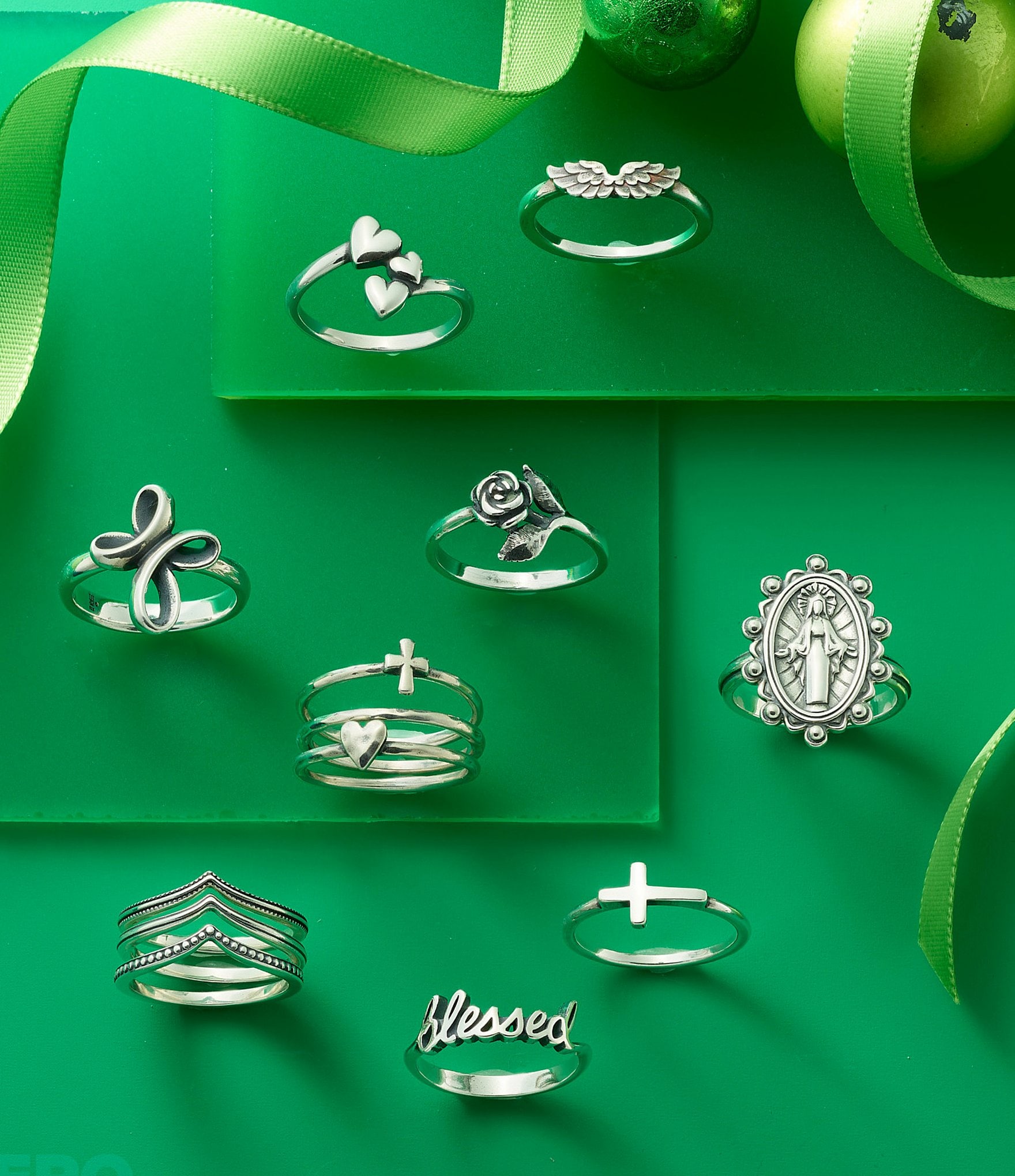 James Avery #double;Blessed#double; Ring