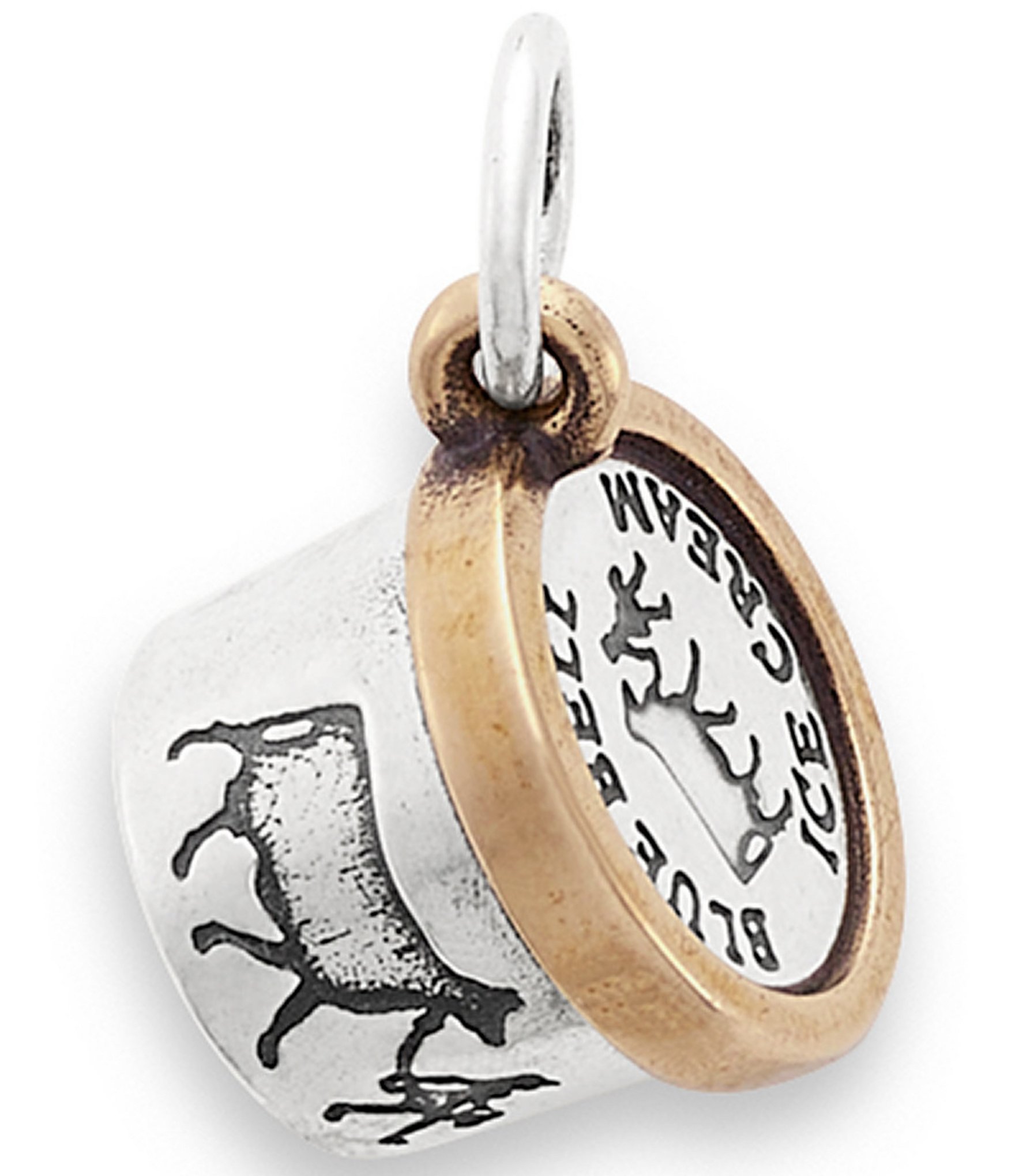 James Avery Blue Bell Ice Cream Charm