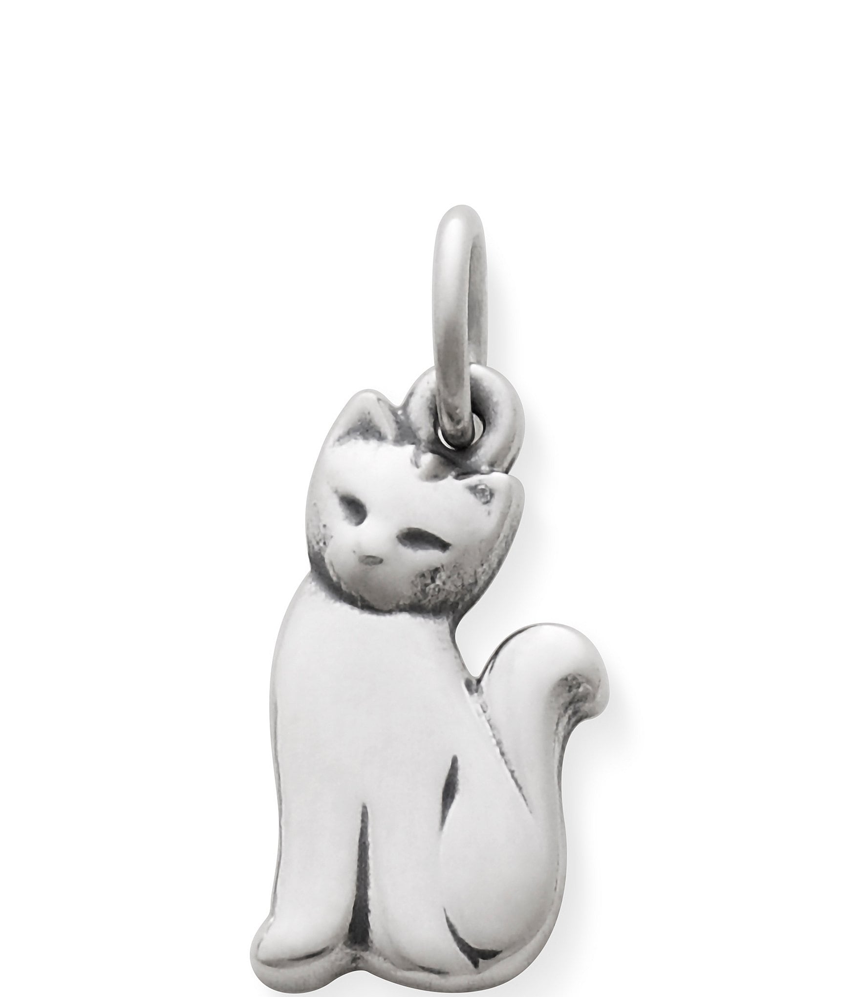 James Avery Cat Charm - Sterling Silver