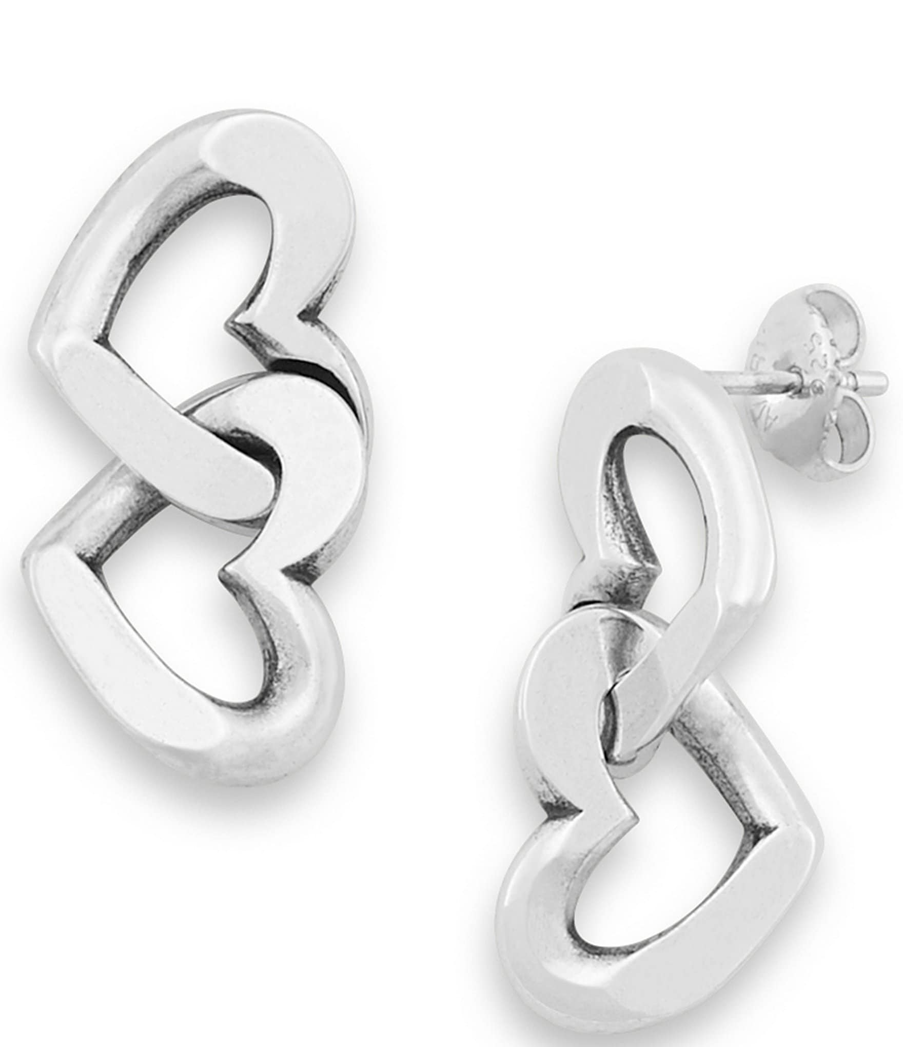 James Avery Chain of Hearts Drop Earrings