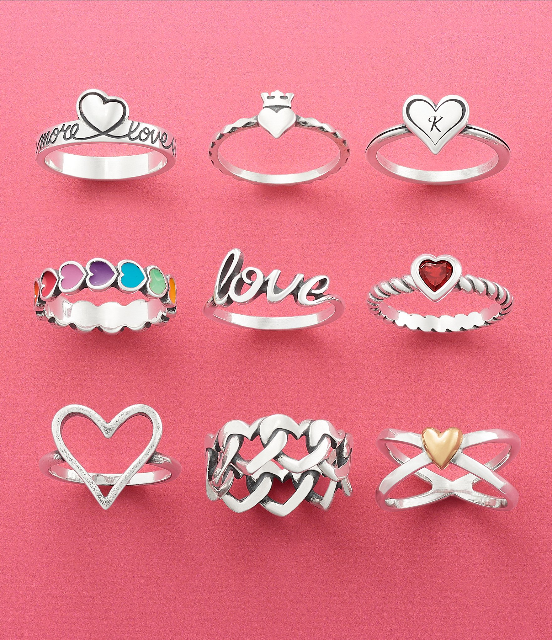 James Avery Chain of Hearts Ring